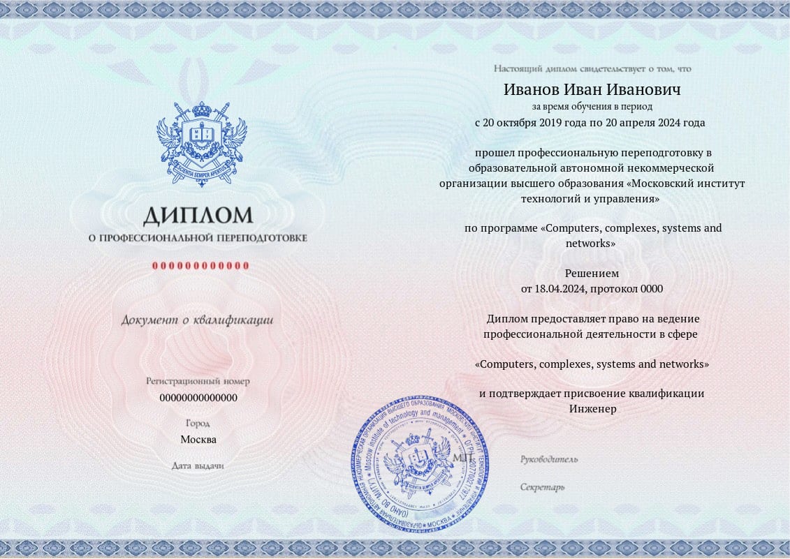 MITM diploma