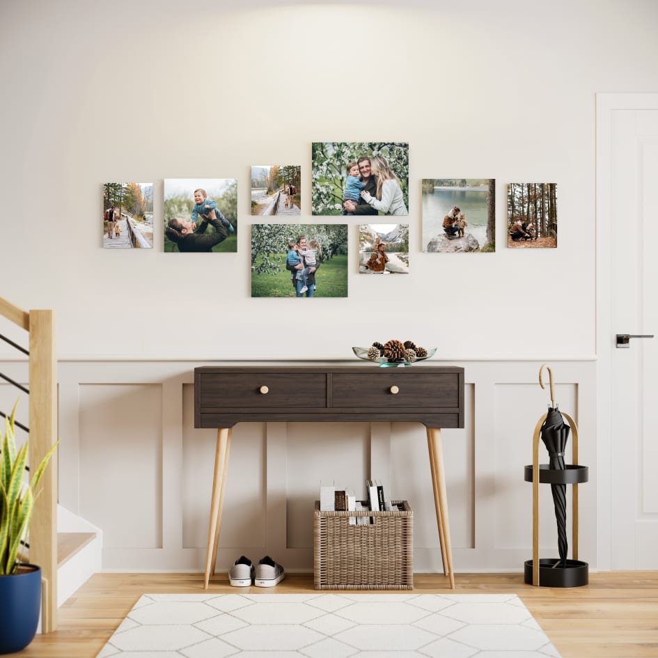 20 Mixtiles for only $129  Family photos wall decor, Photo wall