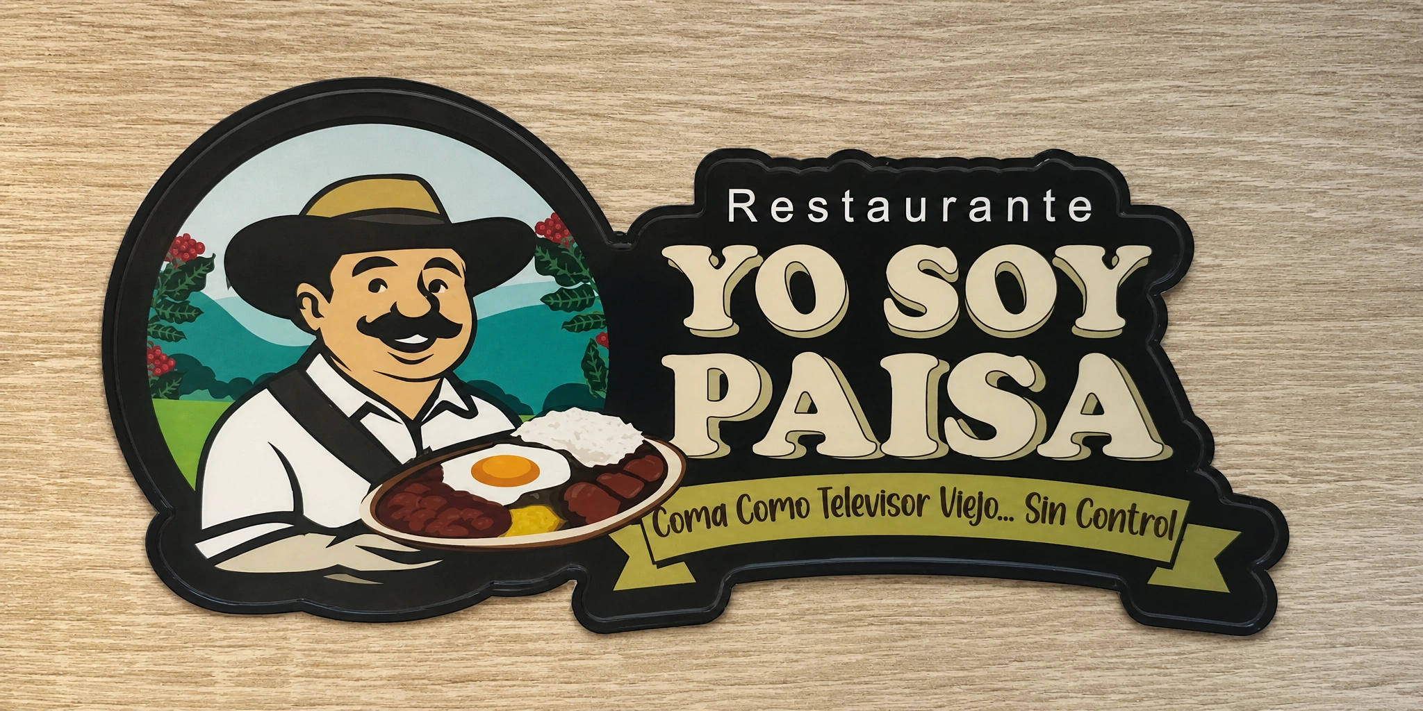 Identidad de Restaurante YO SOY PAISA