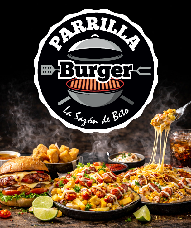 Identidad de Parrilla Burguer La Sazón de Beto