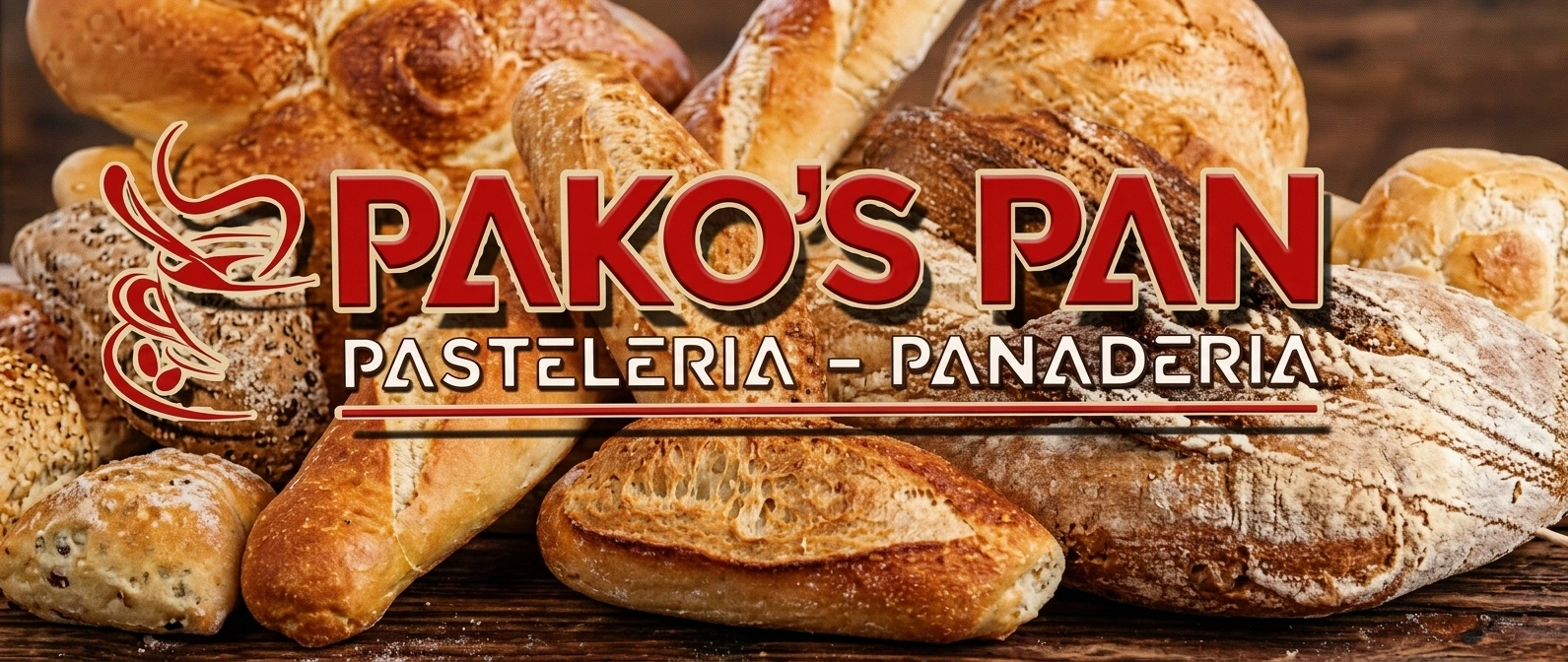 Identidad de Pako's Pan Panadería Pasteleria