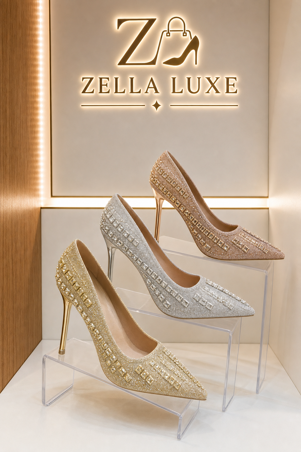 Escarpins Glamour Cristal