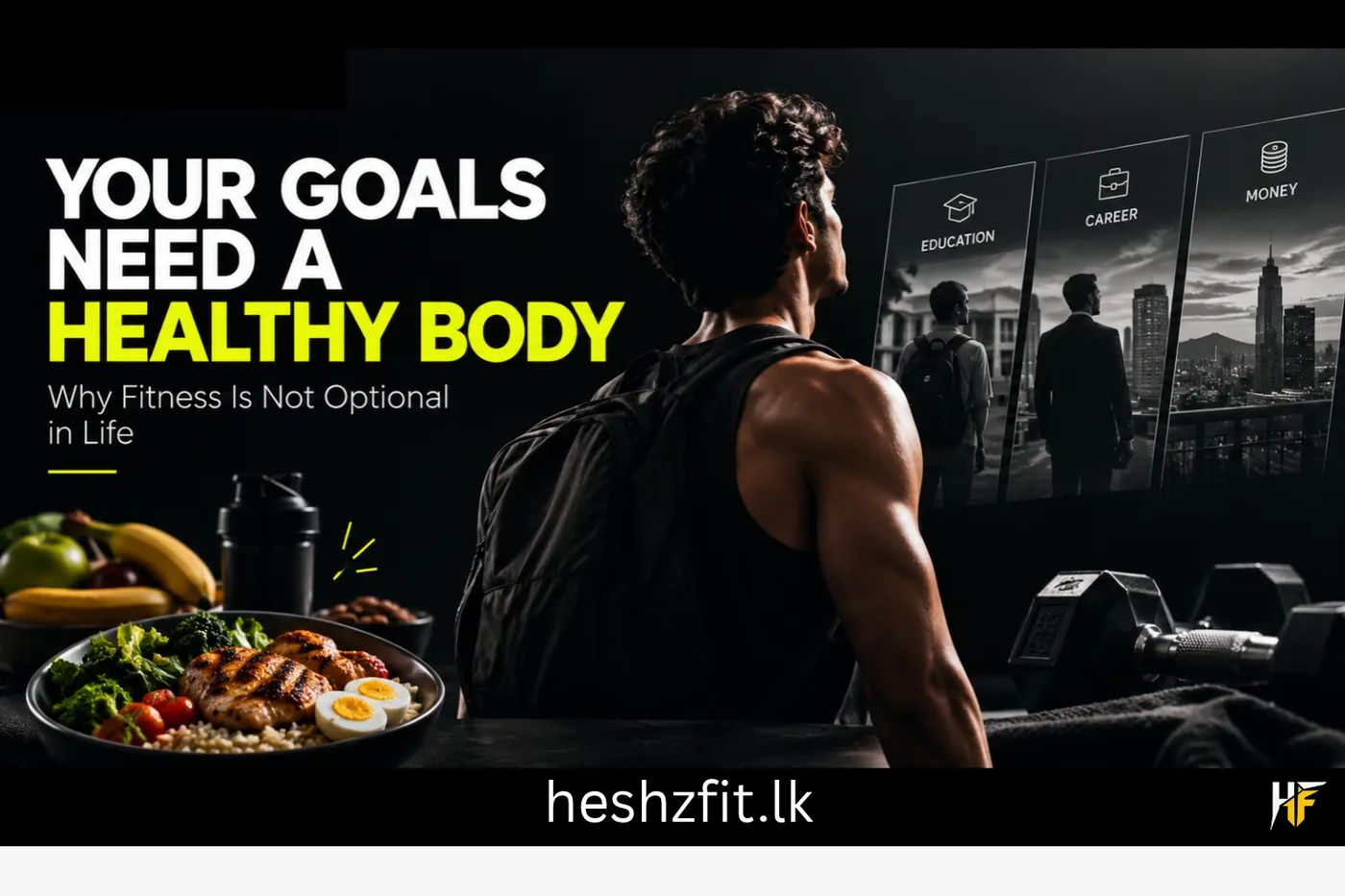 Your Goals Need a Healthy Body: Why Fitness Is Not Optional in Life? - Evidence-based Longevity & Health guide by Coach Heshan at HESHZFIT