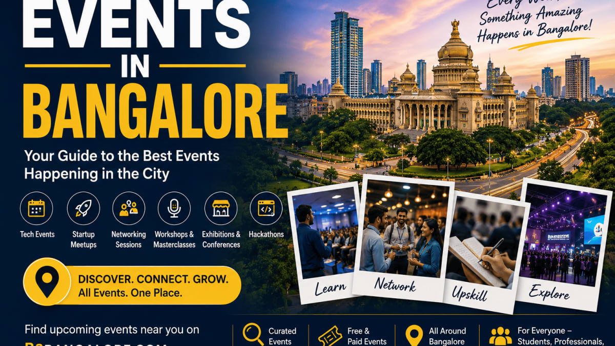 Events in Bangalore: The Ultimate Guide to Finding the Best Events Happening in the City