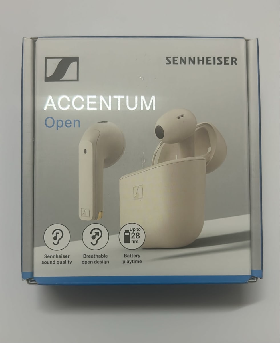 Sennheiser ACCENTUM Open True Wireless Earbuds-Smart Touch Controls, Lightweight & Breathable Design, Upto 28H Battery, Quick Charging, IPX4 Splash Re — photo 1