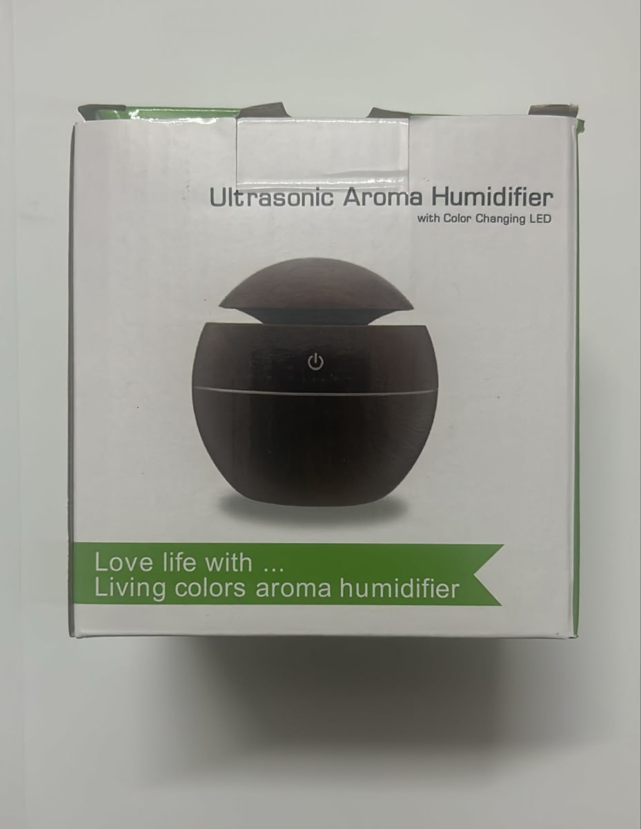 Ultrasonic Aroma Humidifier 130ml USB Essential Oil Diffuser with 7 Color LED Light, Cool Mist Air Humidifier for Home, Office, Bedroom, Yoga, Spa & C — photo 1
