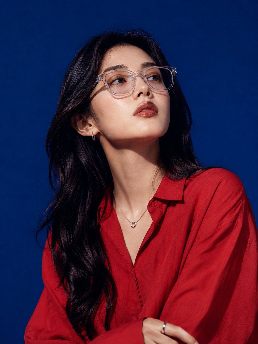 East Asian High-Fashion Studio Portrait AI image template preview