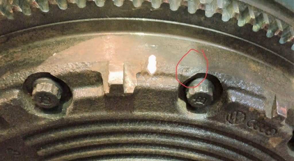 View topic Flywheel timing marks 1.8 DX The Mk1 Golf Owners Club