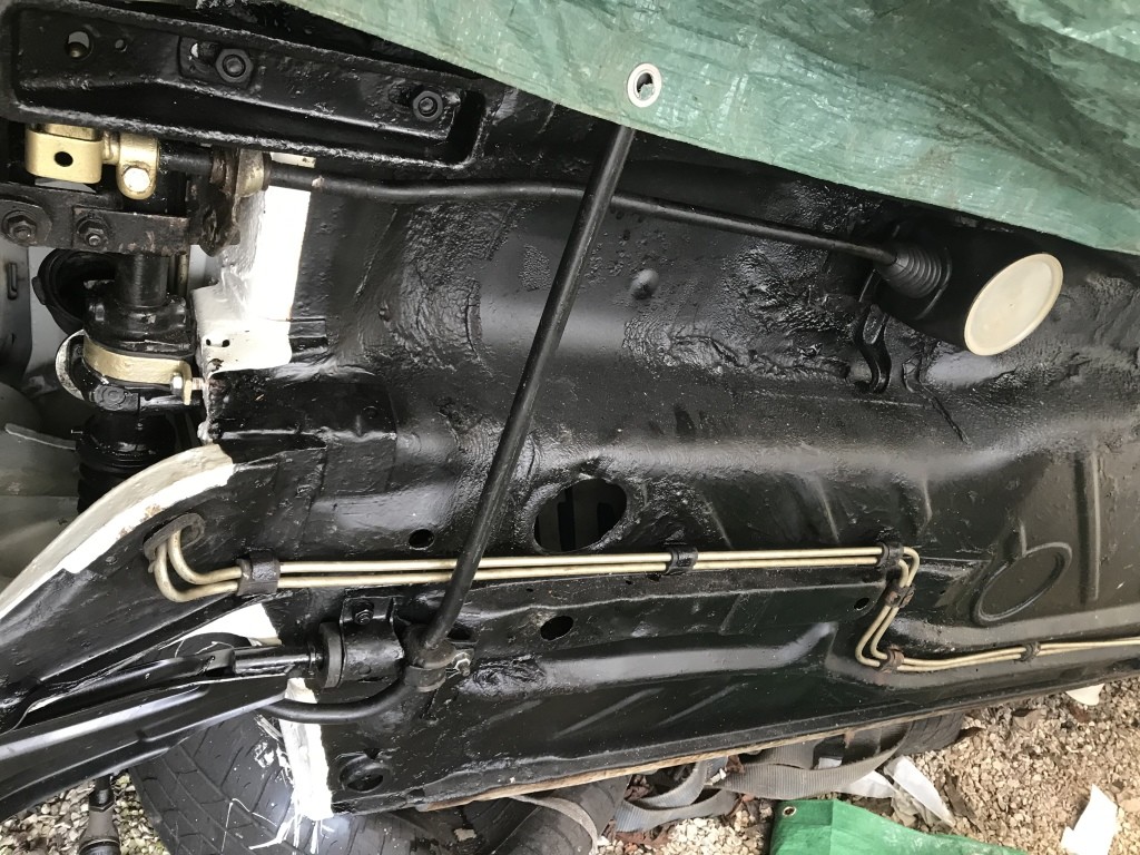 View topic Mk1 GTi fuel hose routing under car The Mk1 Golf Owners Club