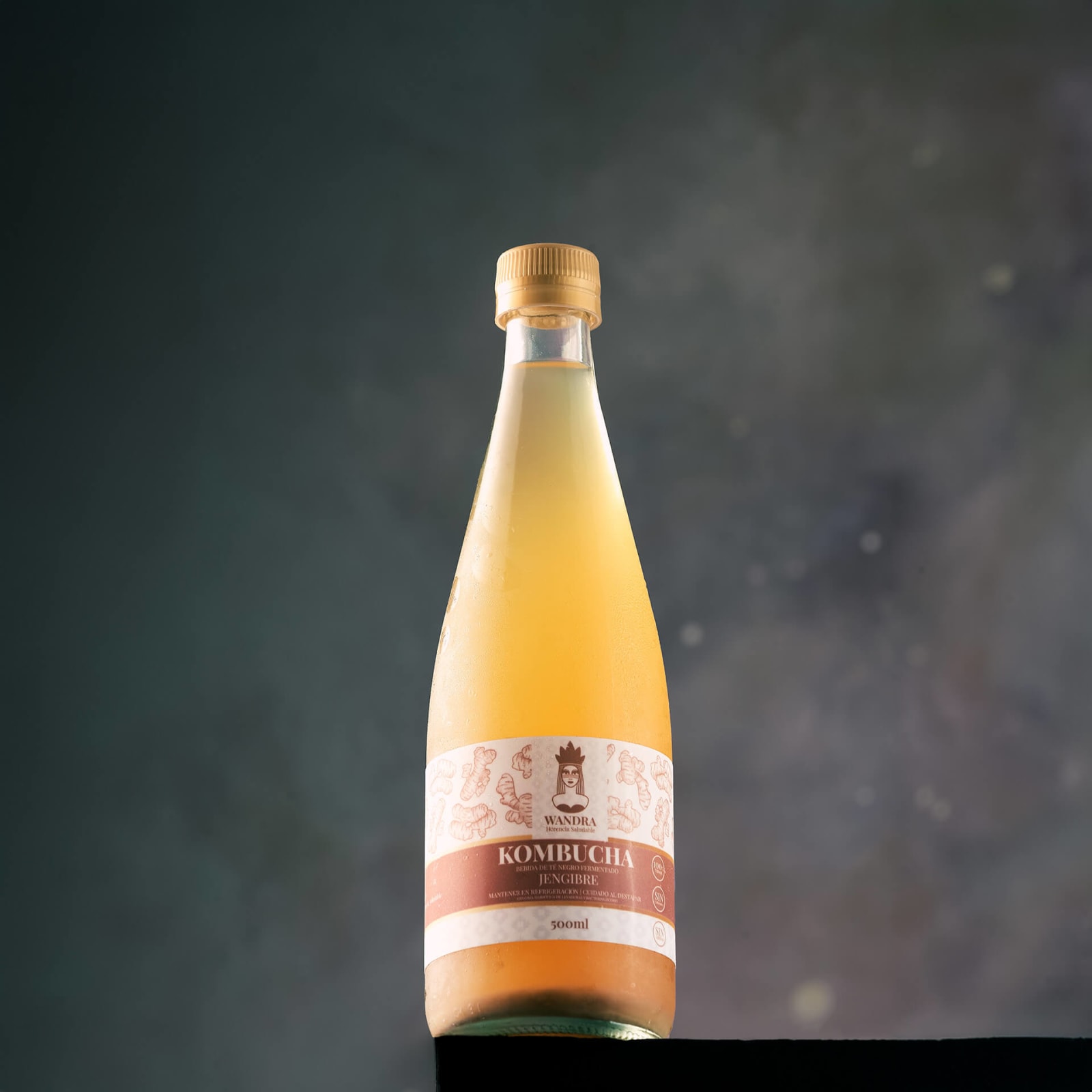 Kombucha Wandra sabor Kombucha de Jengibre