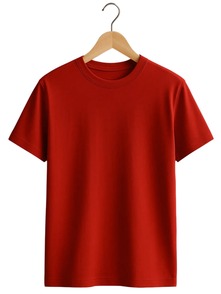 Indigo Band-Collar Shirt
