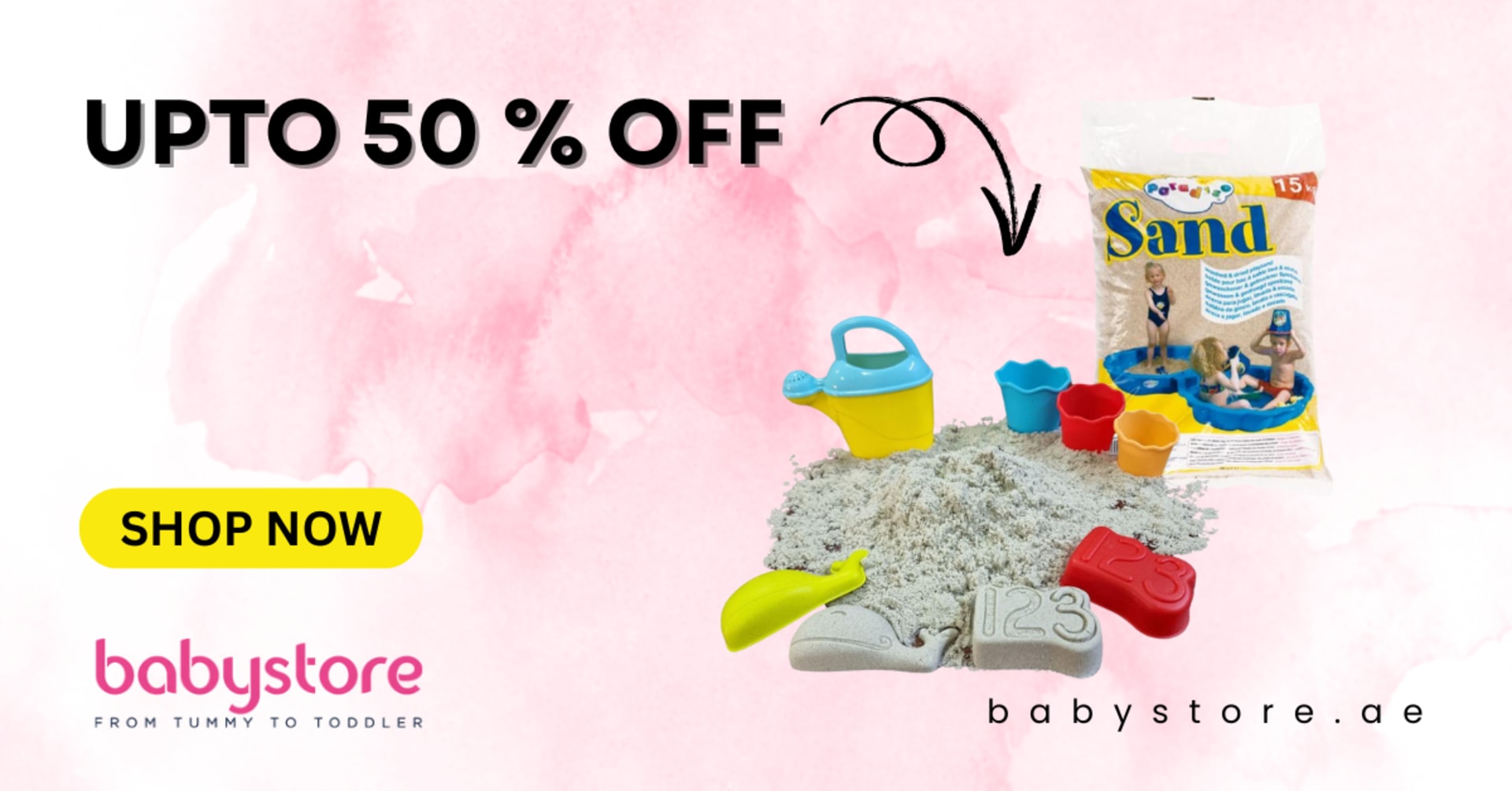 Always-on display banner system for a baby retailer