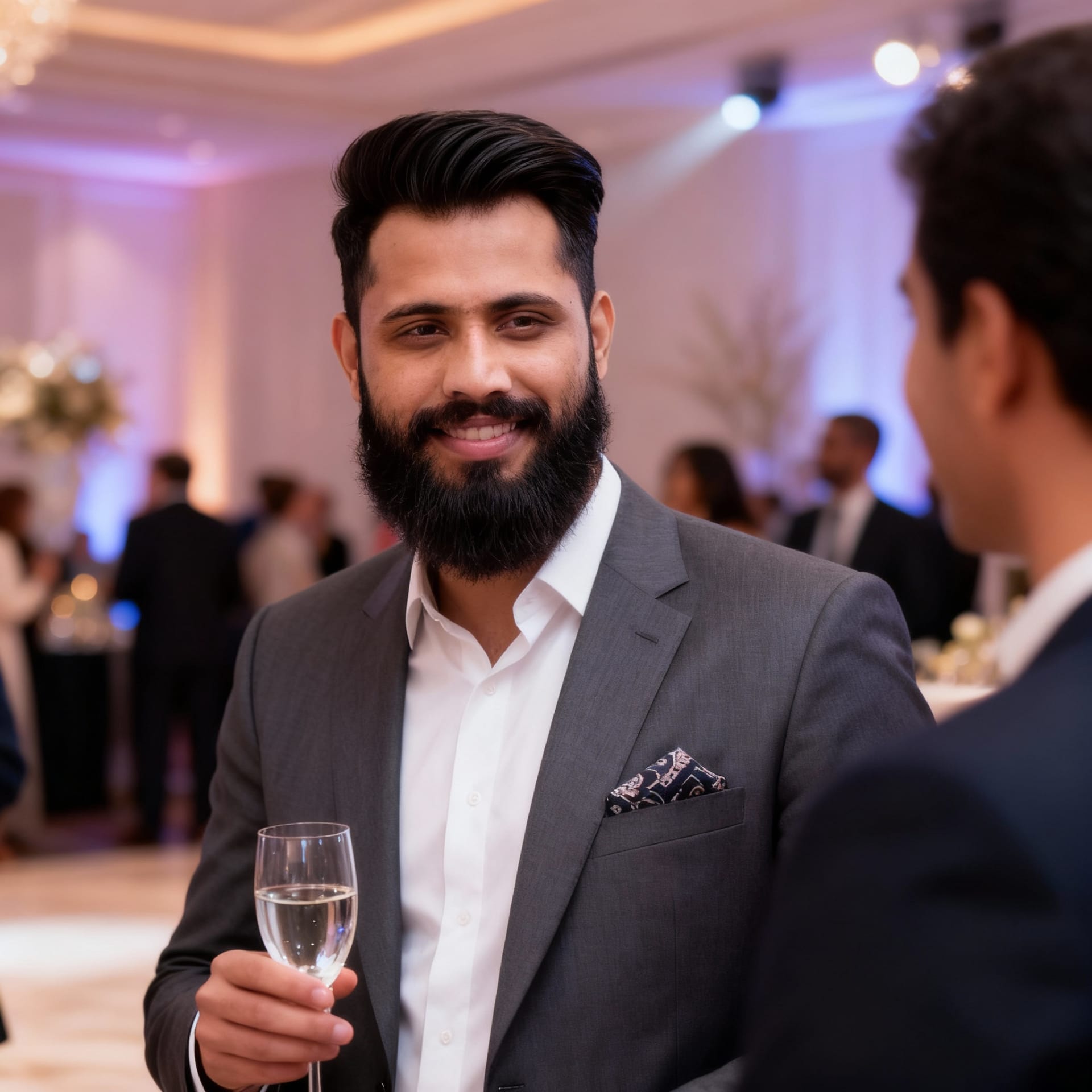 Atif Nadeem at a networking event