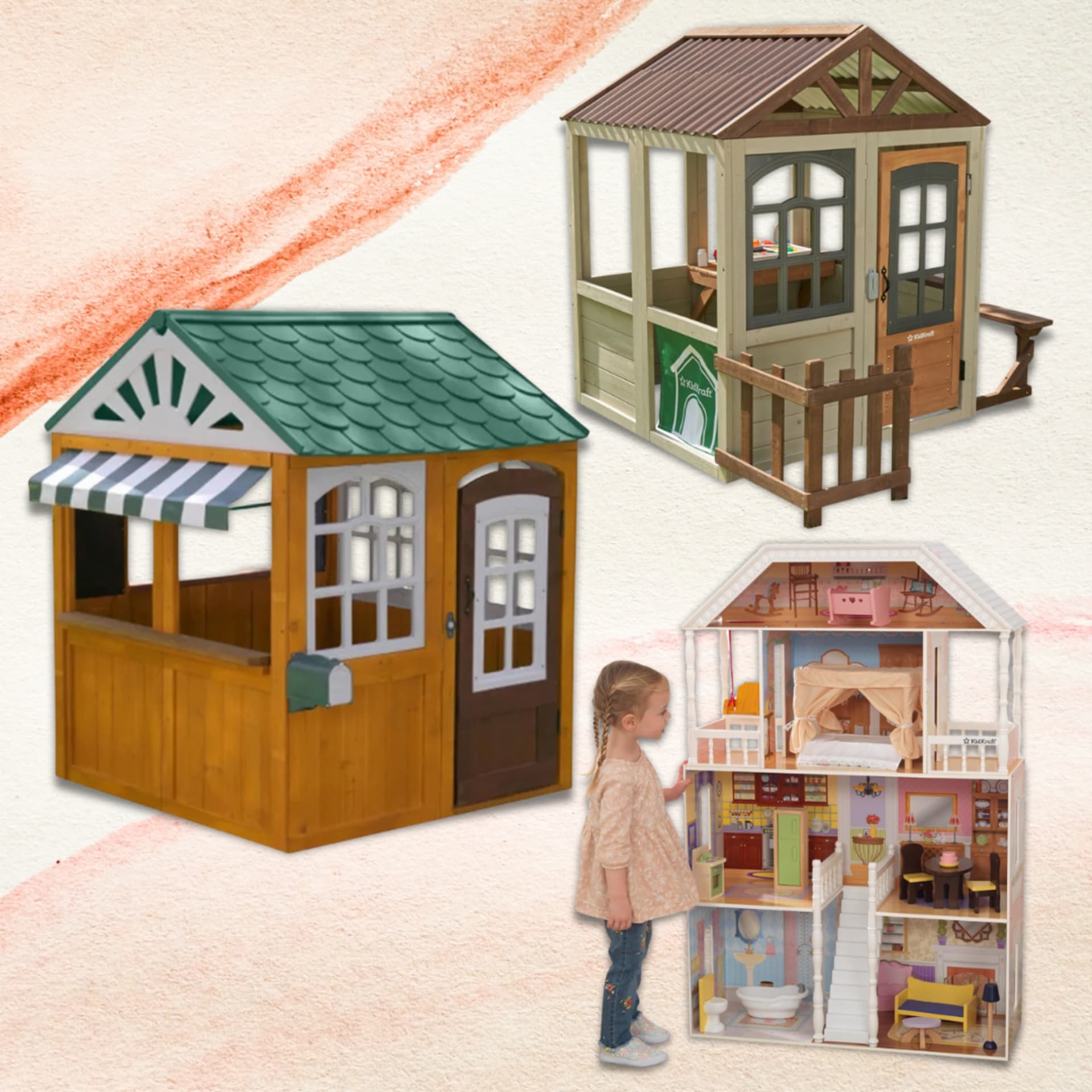 Square social poster series for a baby retailer