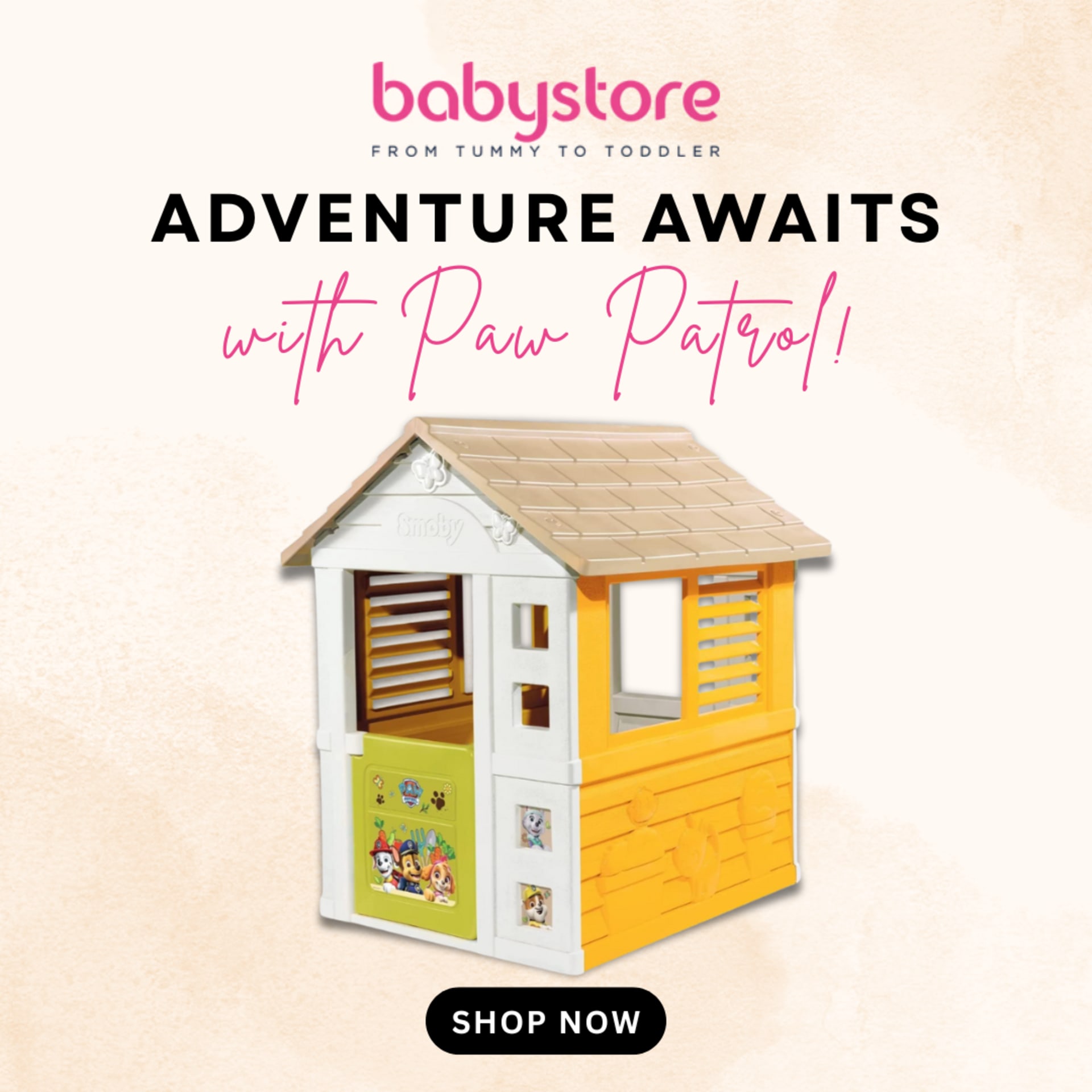 Square social poster series for a baby retailer