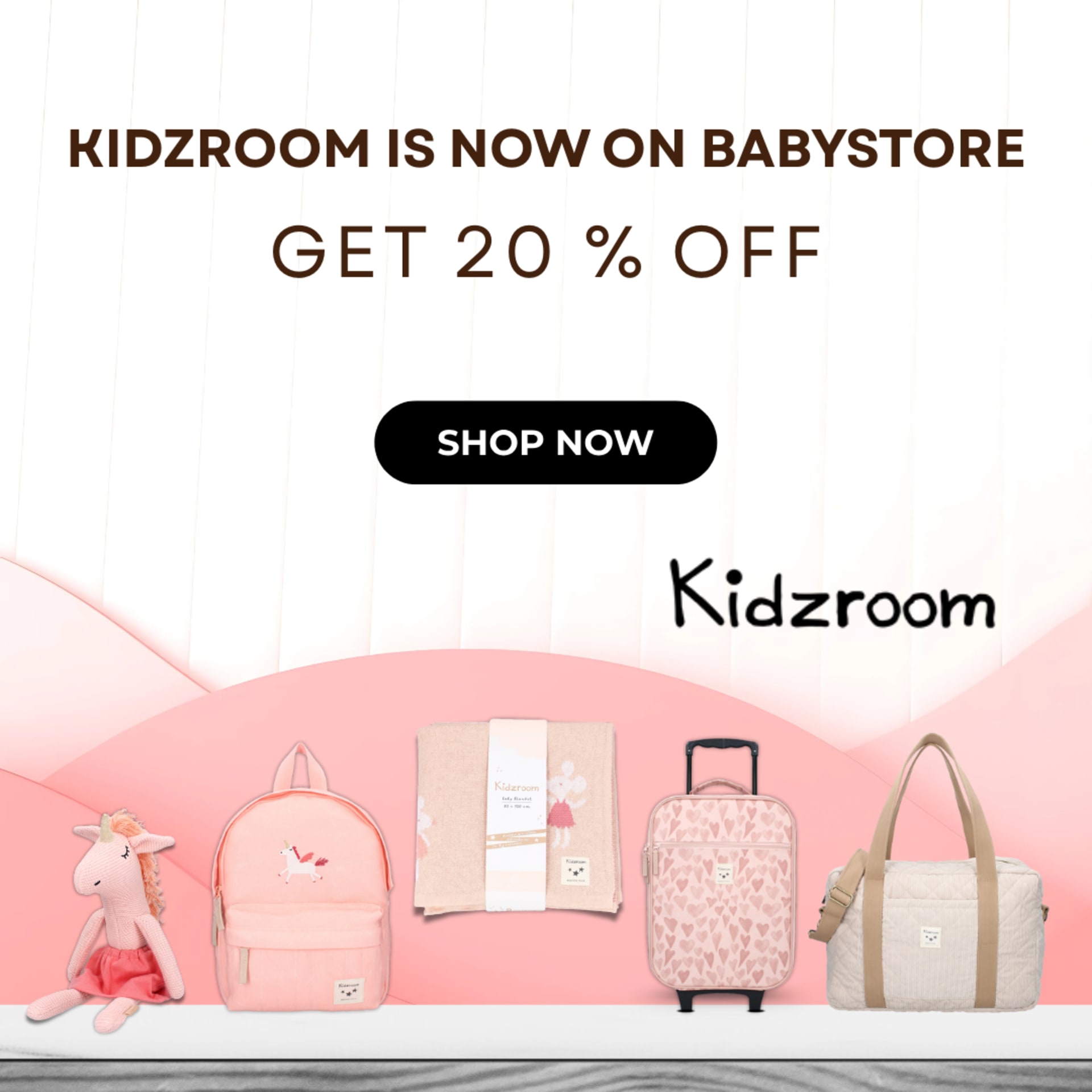 Square social poster series for a baby retailer