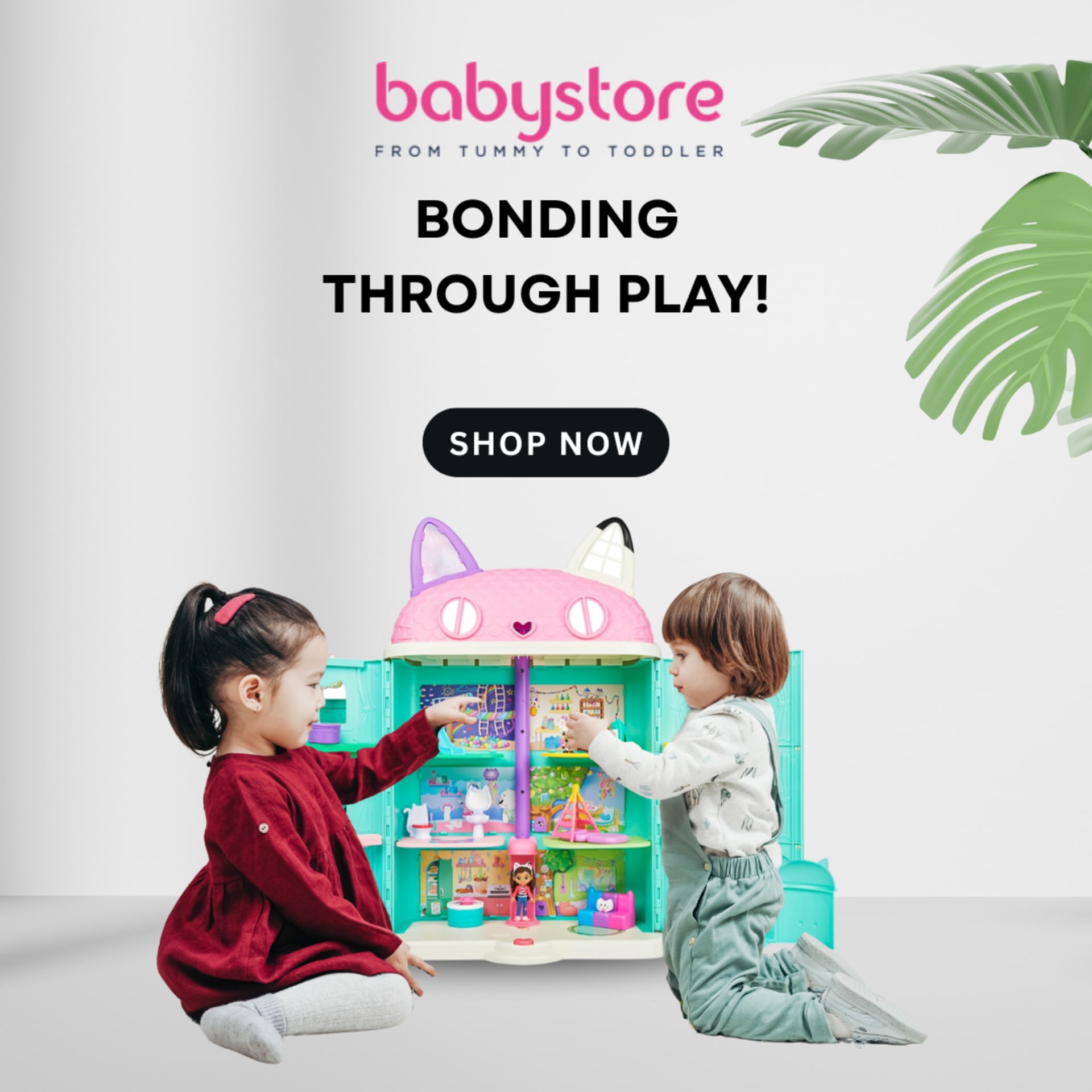 Square social poster series for a baby retailer