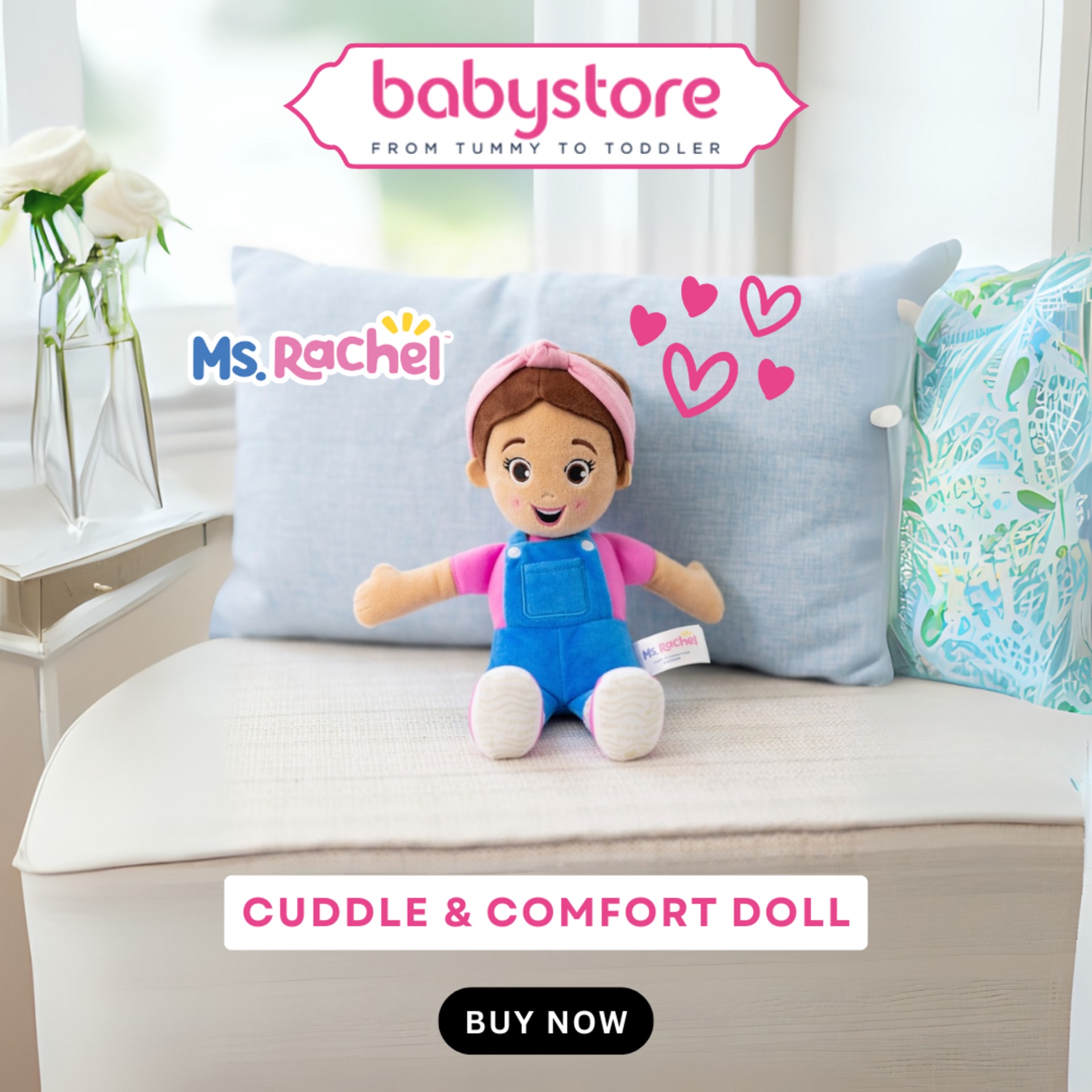 Square social poster series for a baby retailer