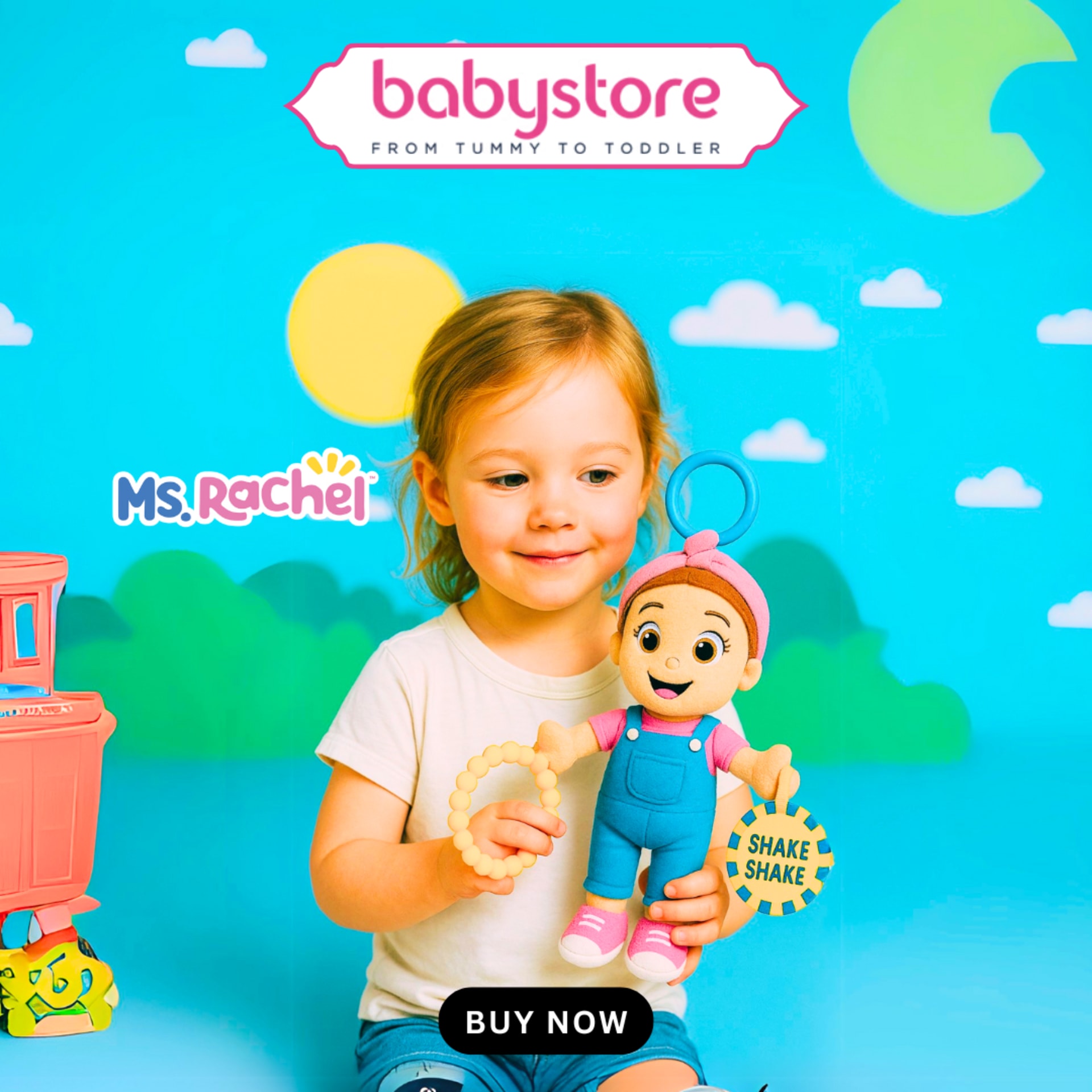 Square social poster series for a baby retailer