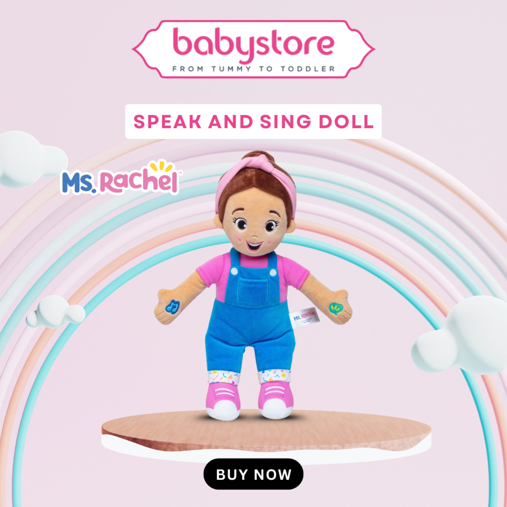 Square social poster series for a baby retailer