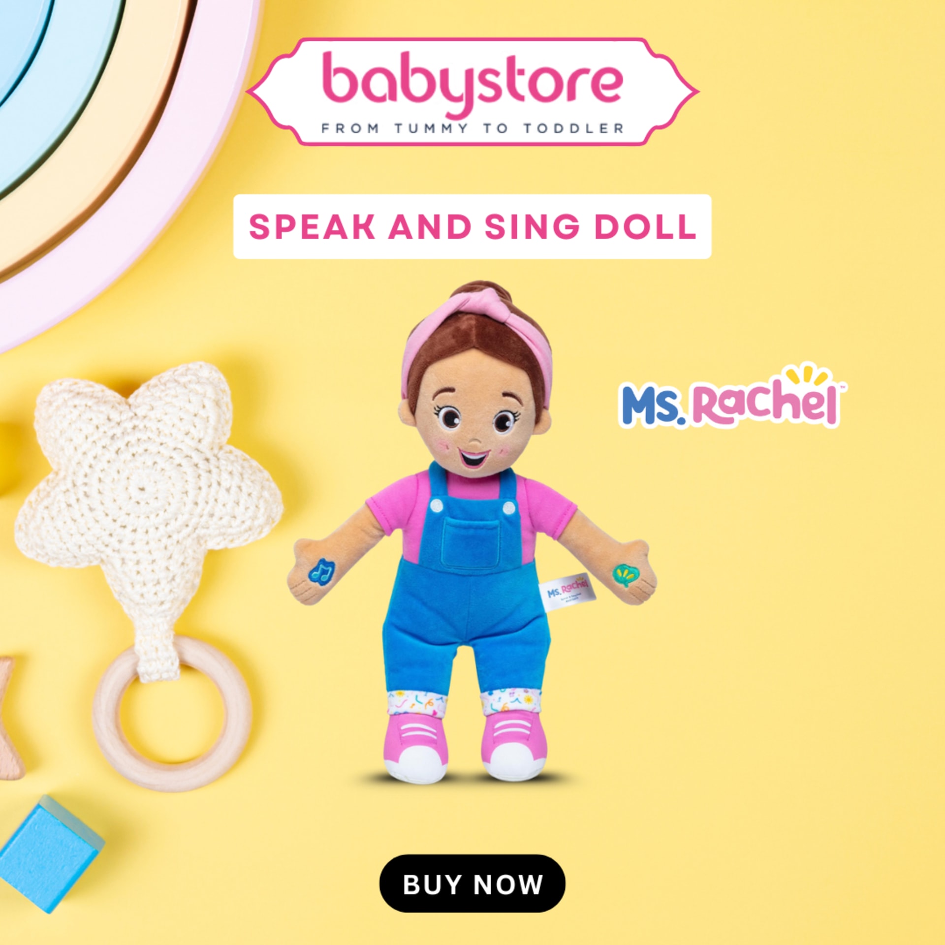 Square social poster series for a baby retailer
