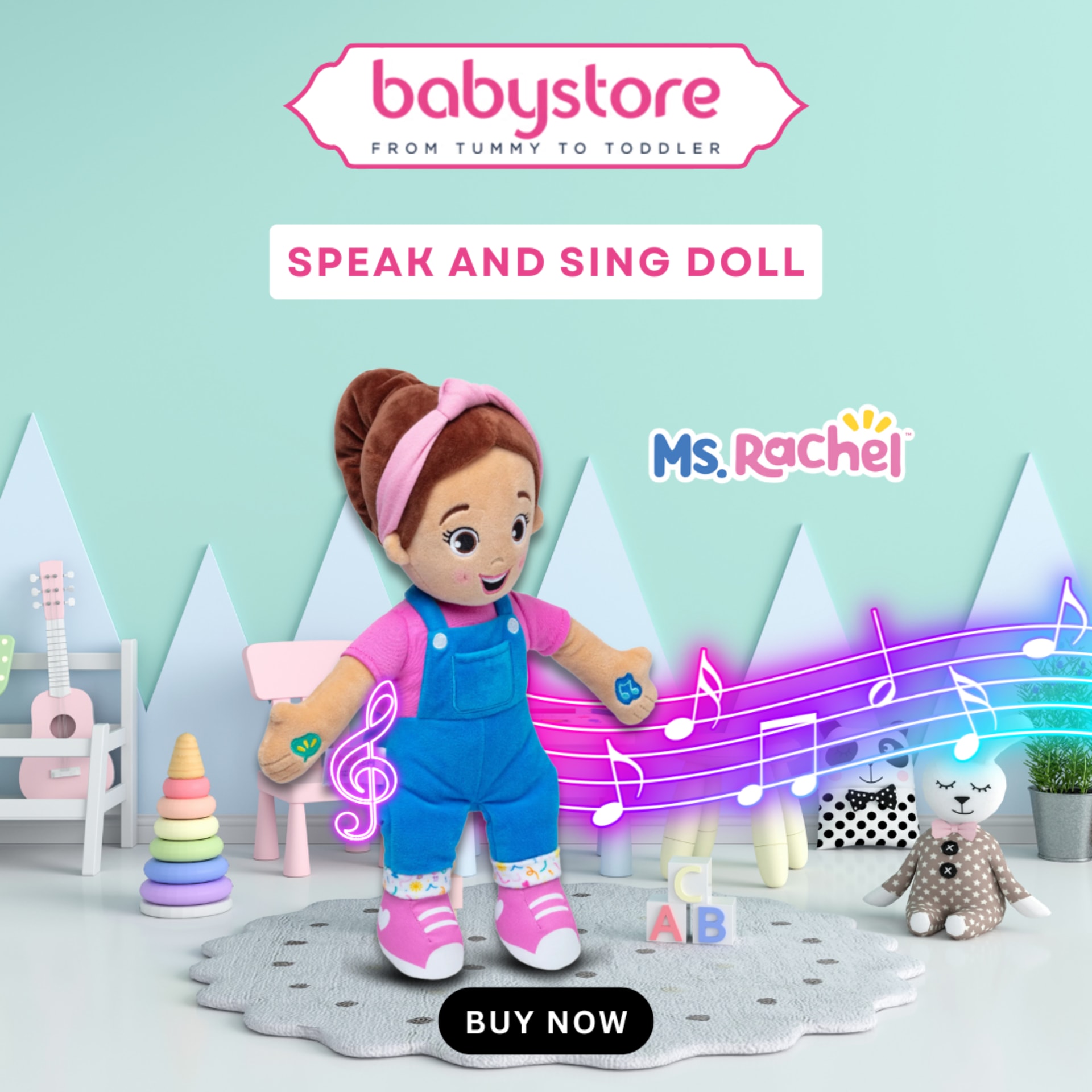 Square social poster series for a baby retailer