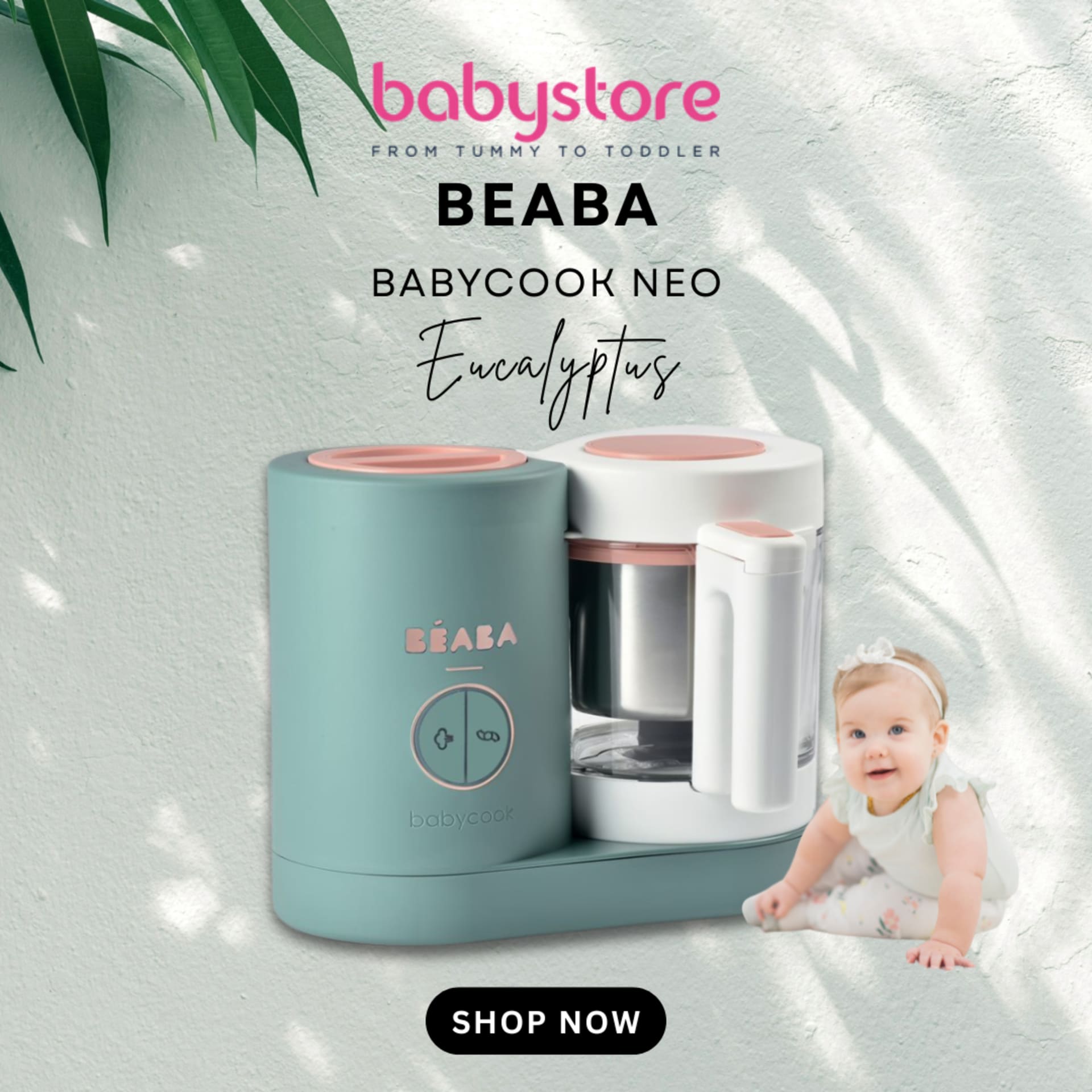 Square social poster series for a baby retailer