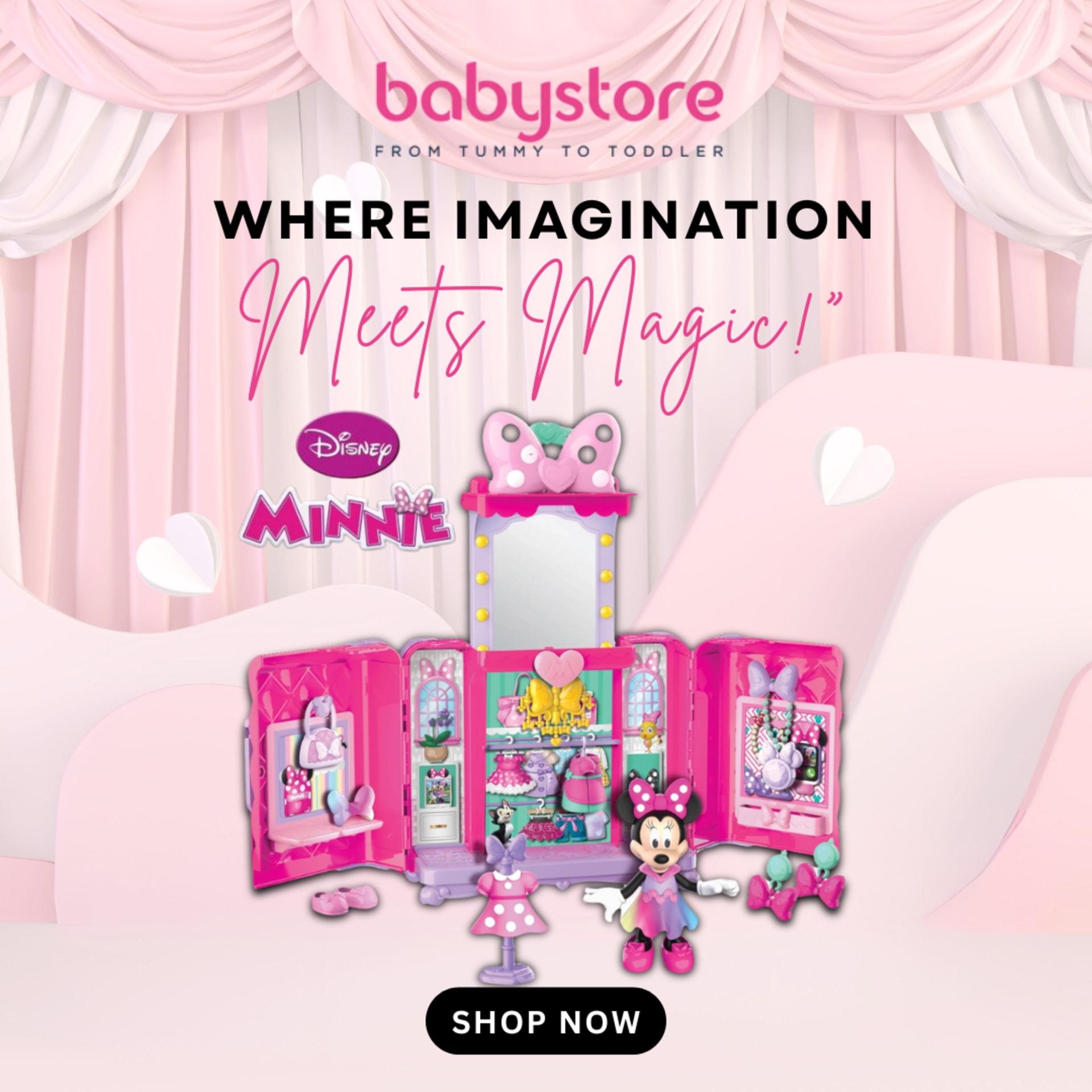 Square social poster series for a baby retailer