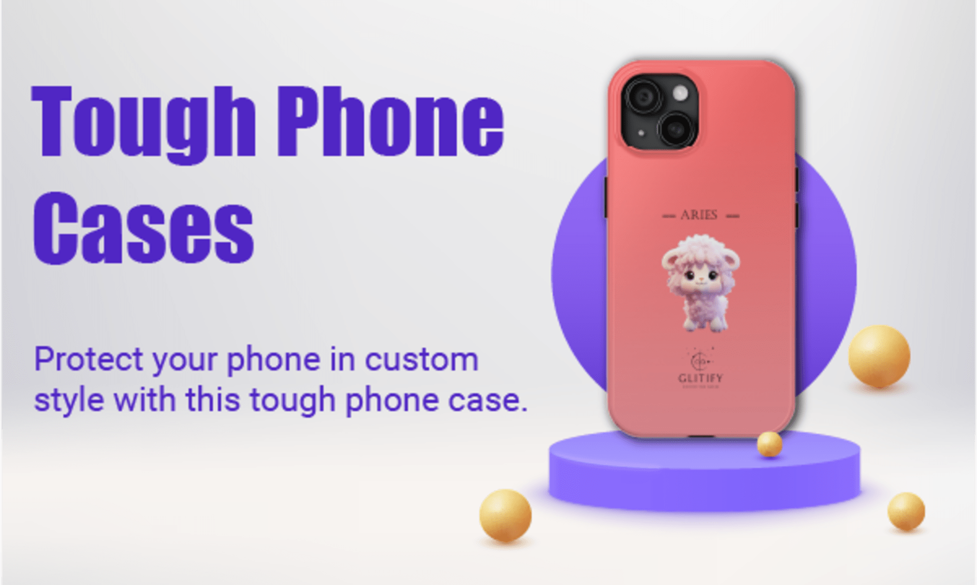 Product graphics for a phone case range