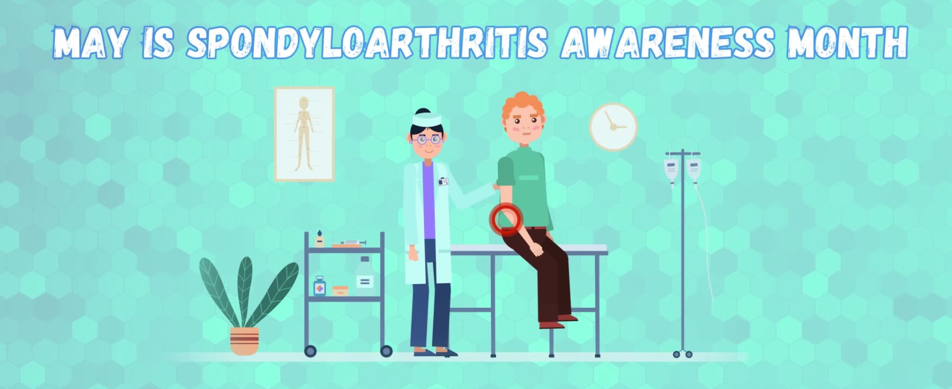 Animated awareness banners on a wide format