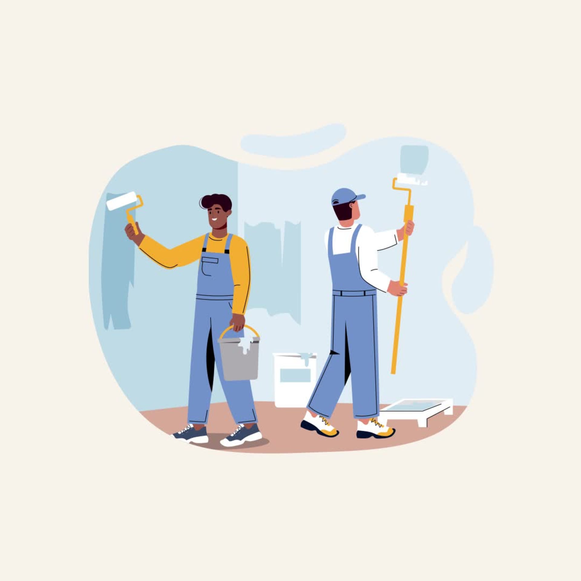Product ad series for a trades brand