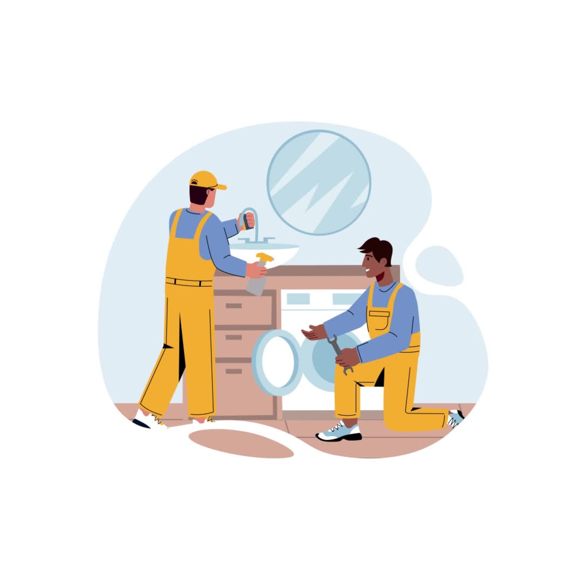 Product ad series for a trades brand