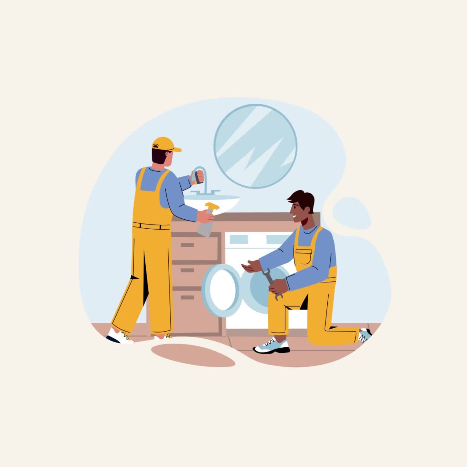 Product ad series for a trades brand