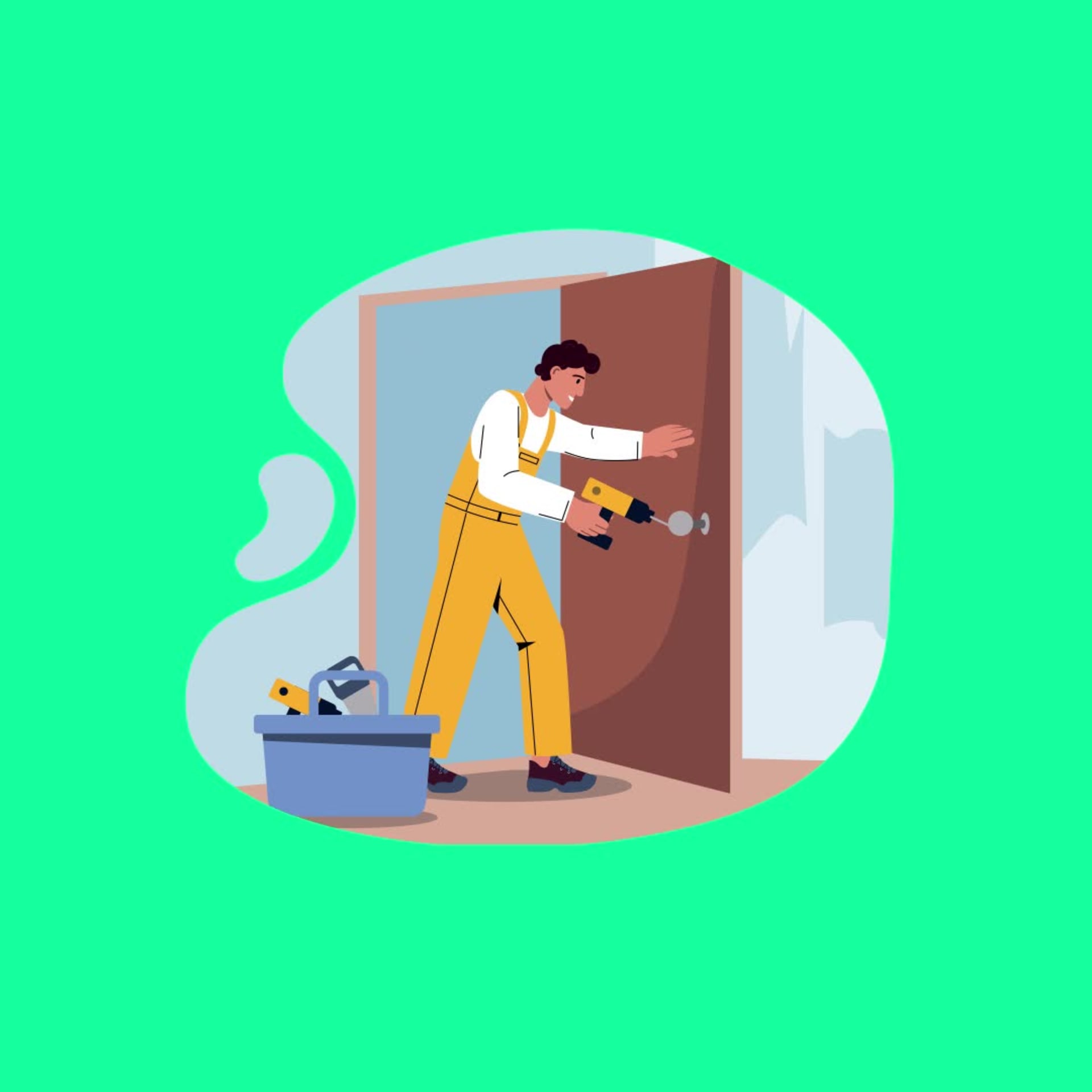 Product ad series for a trades brand