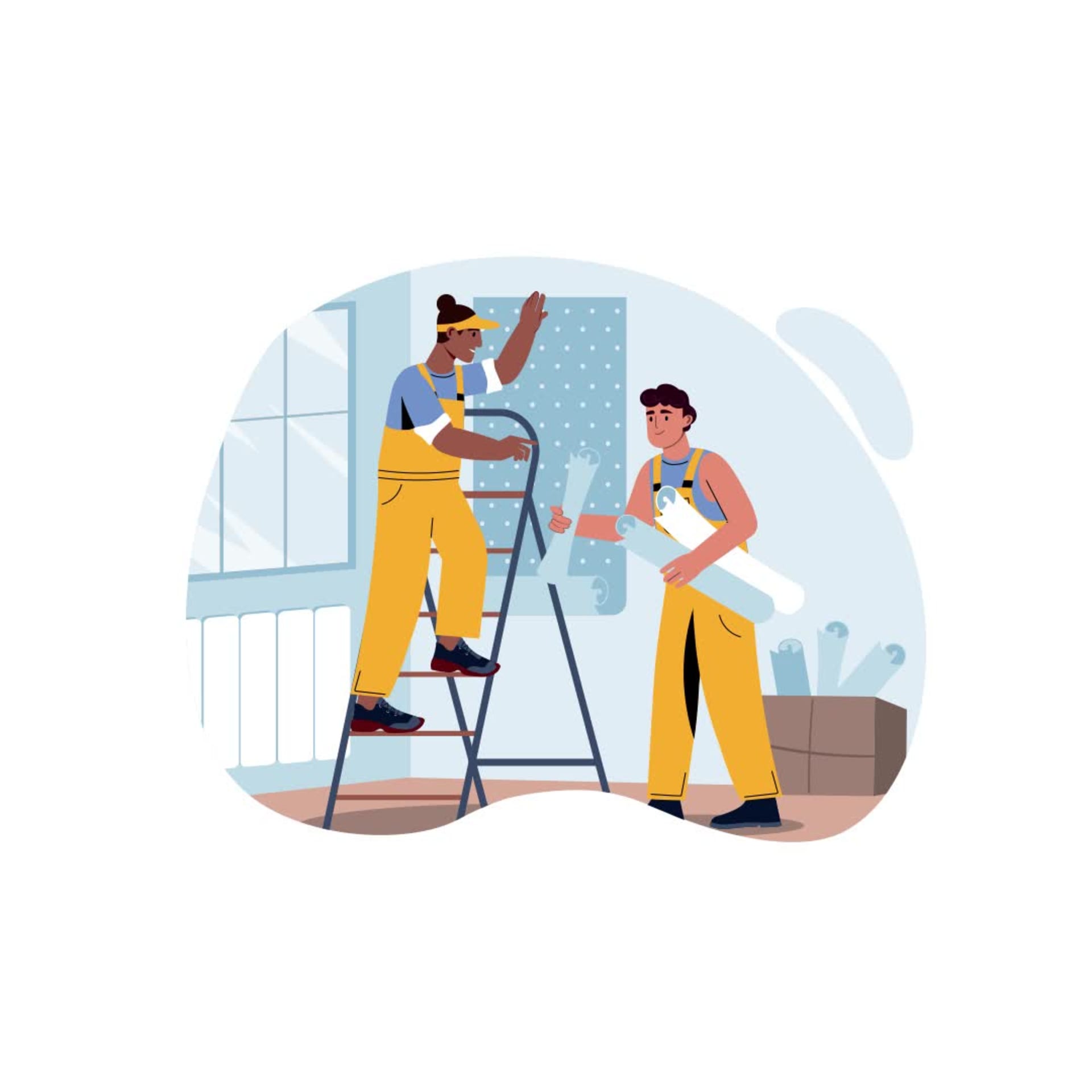 Product ad series for a trades brand