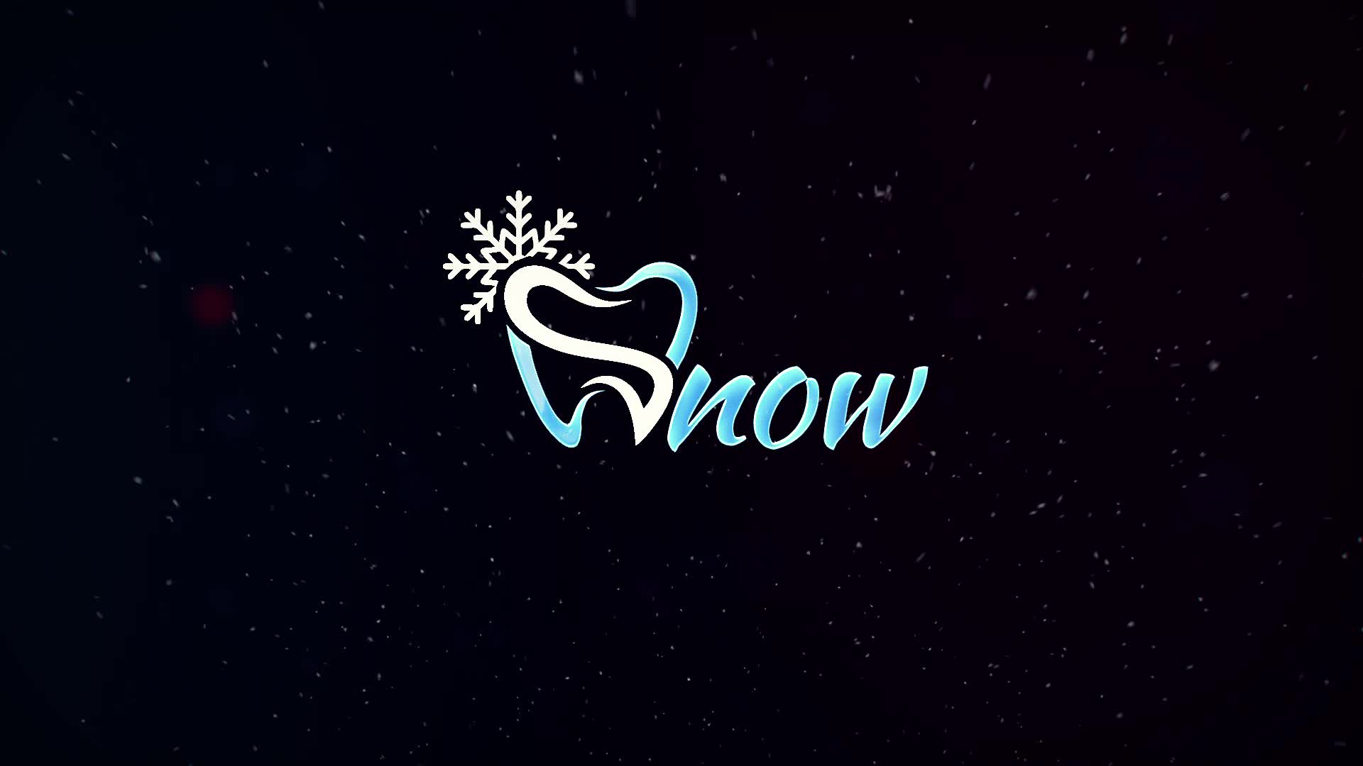 Winter logo reveal and animated identity