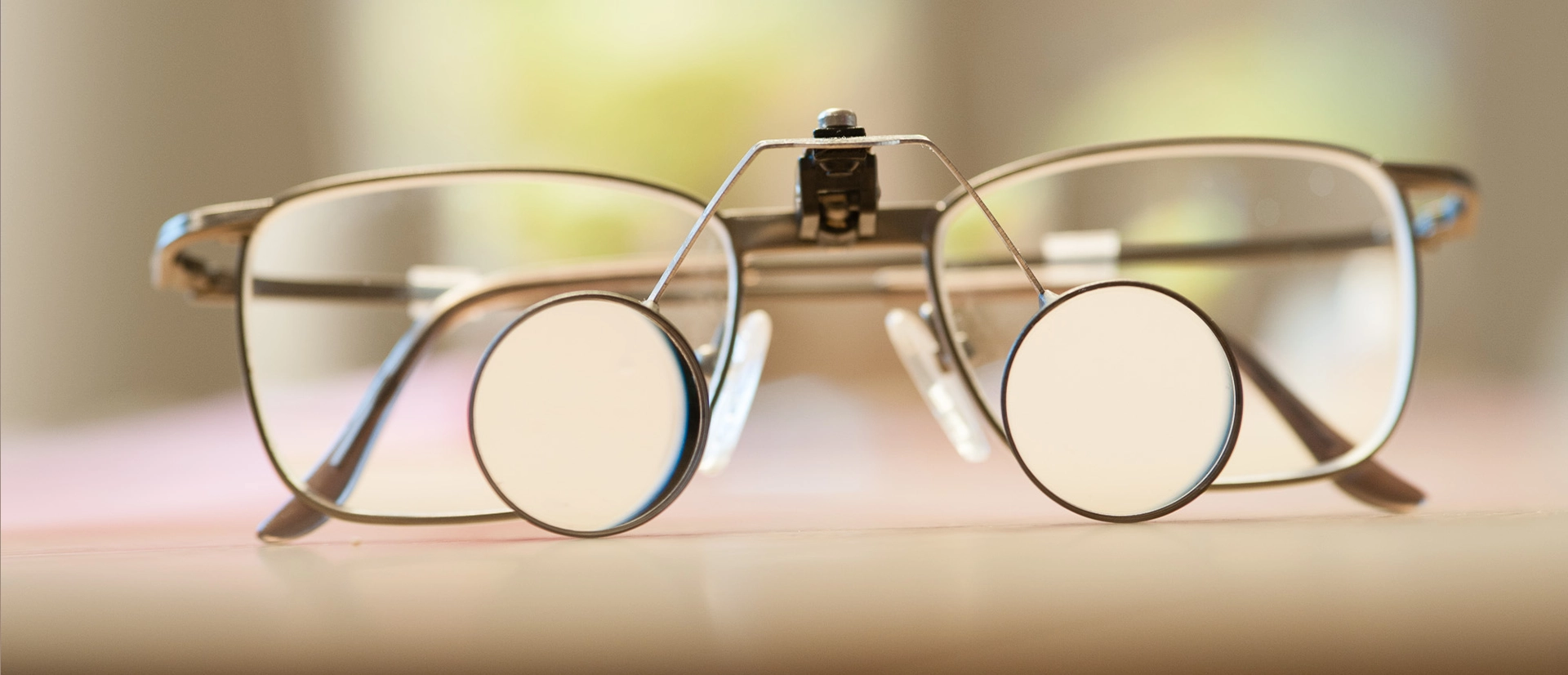 medical glasses with magnifier