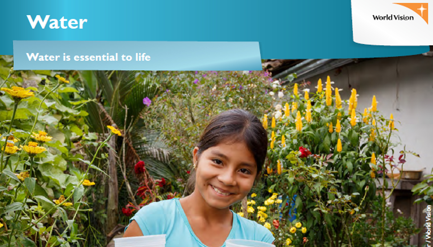 Resources Water topic sheet World Vision New Zealand