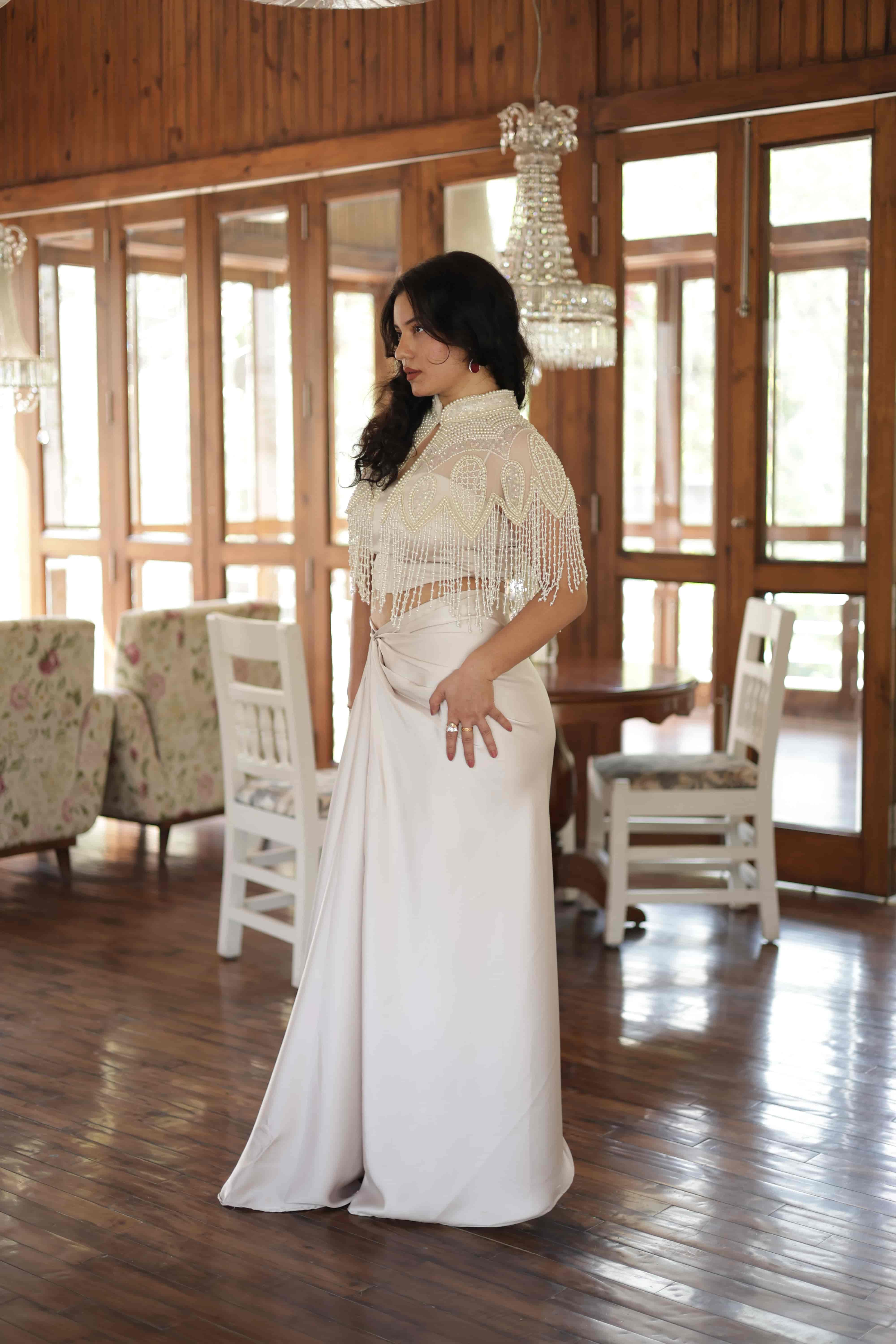 Moonlight Pearl Drape — view 5