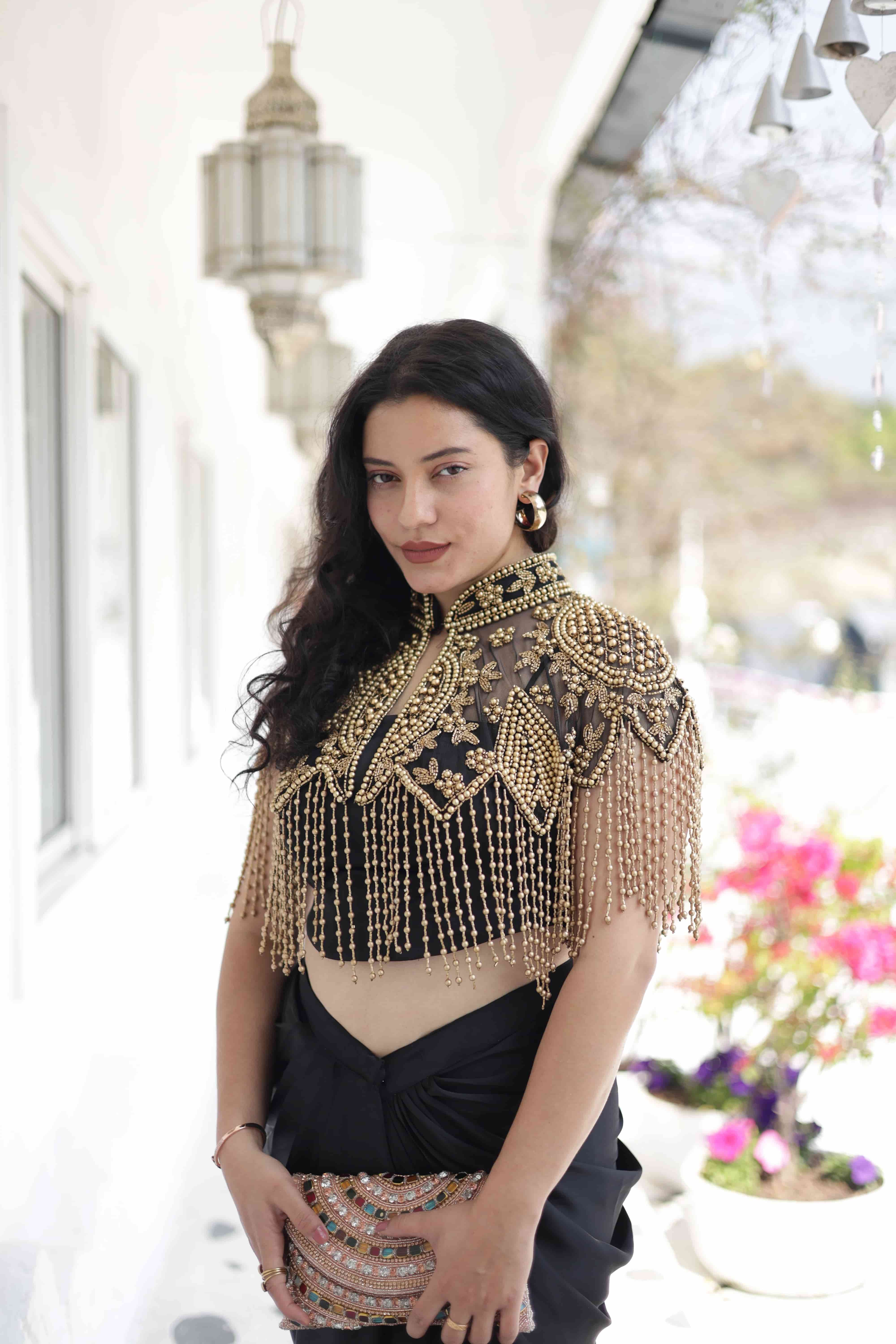 Gilded Nightfall Drape — view 6