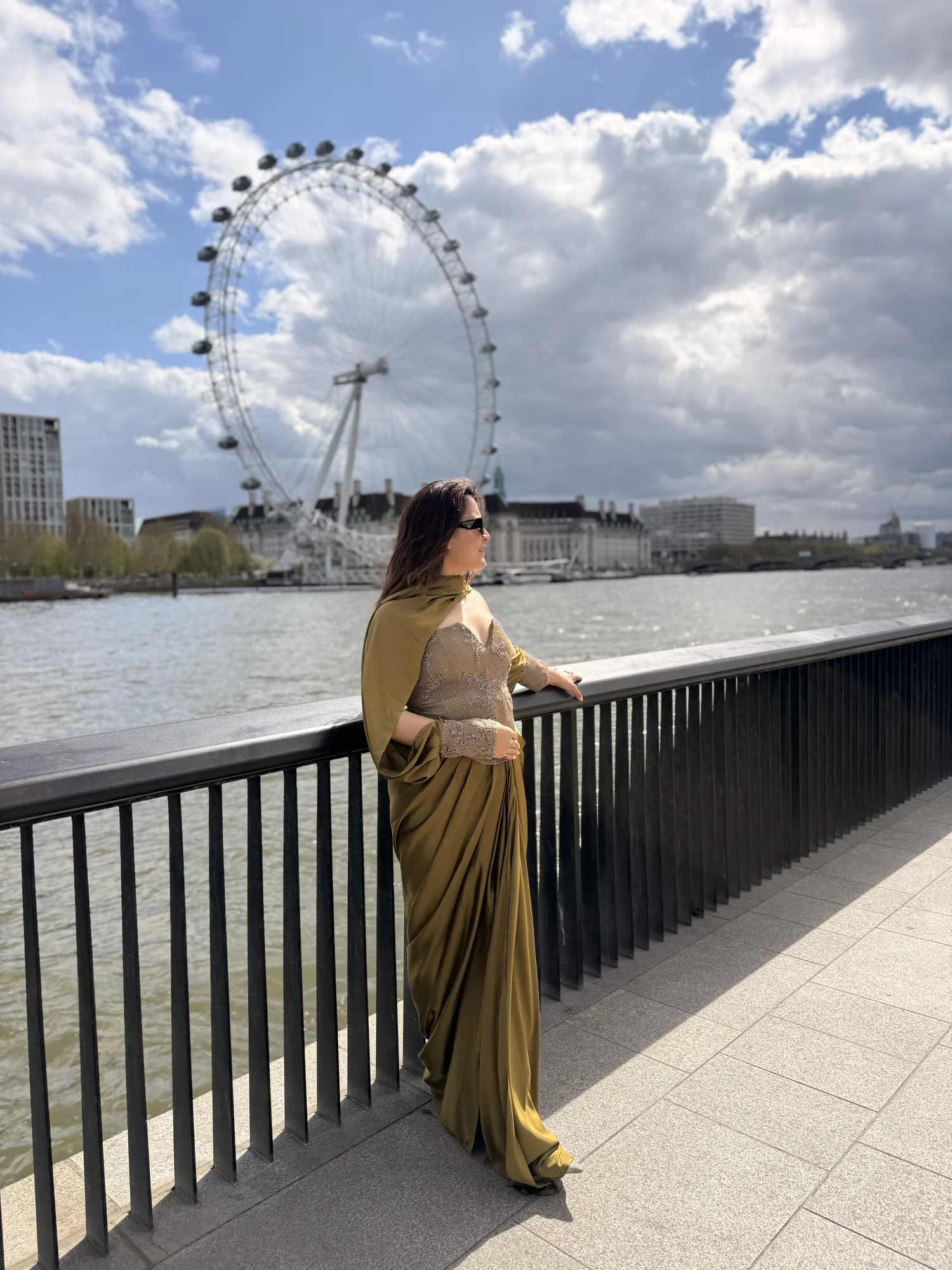 Sunlit Luxe Drape Ensemble — view 8
