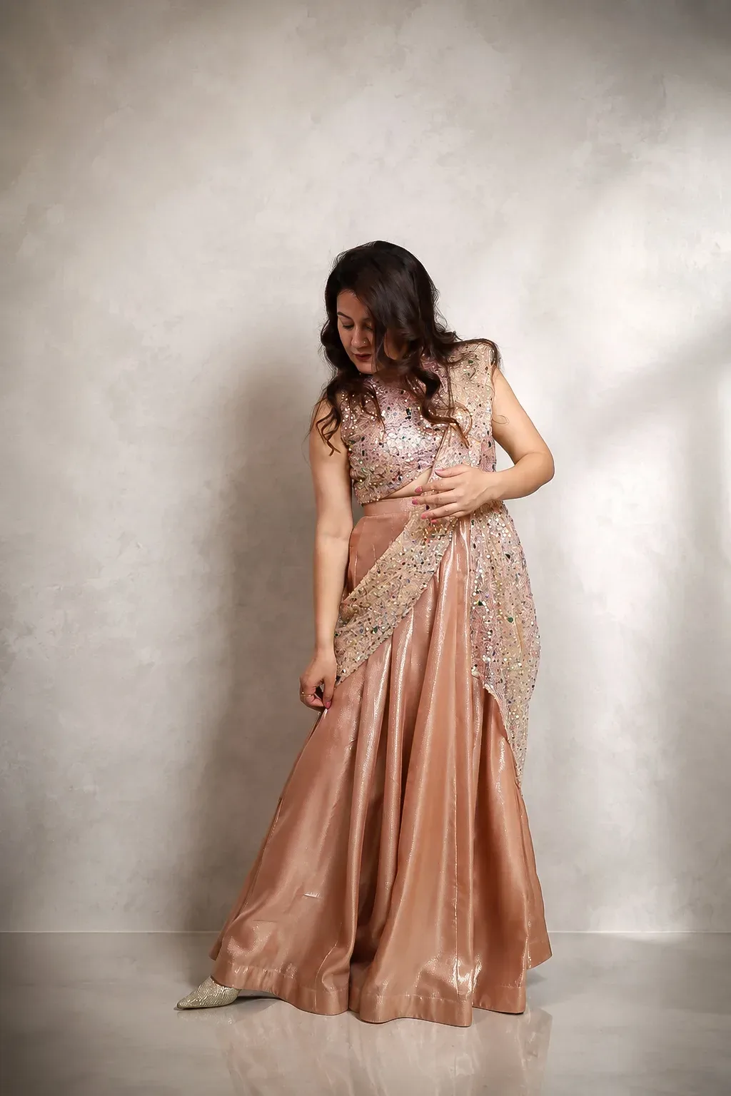 Champagne Sparkle Dress — view 6