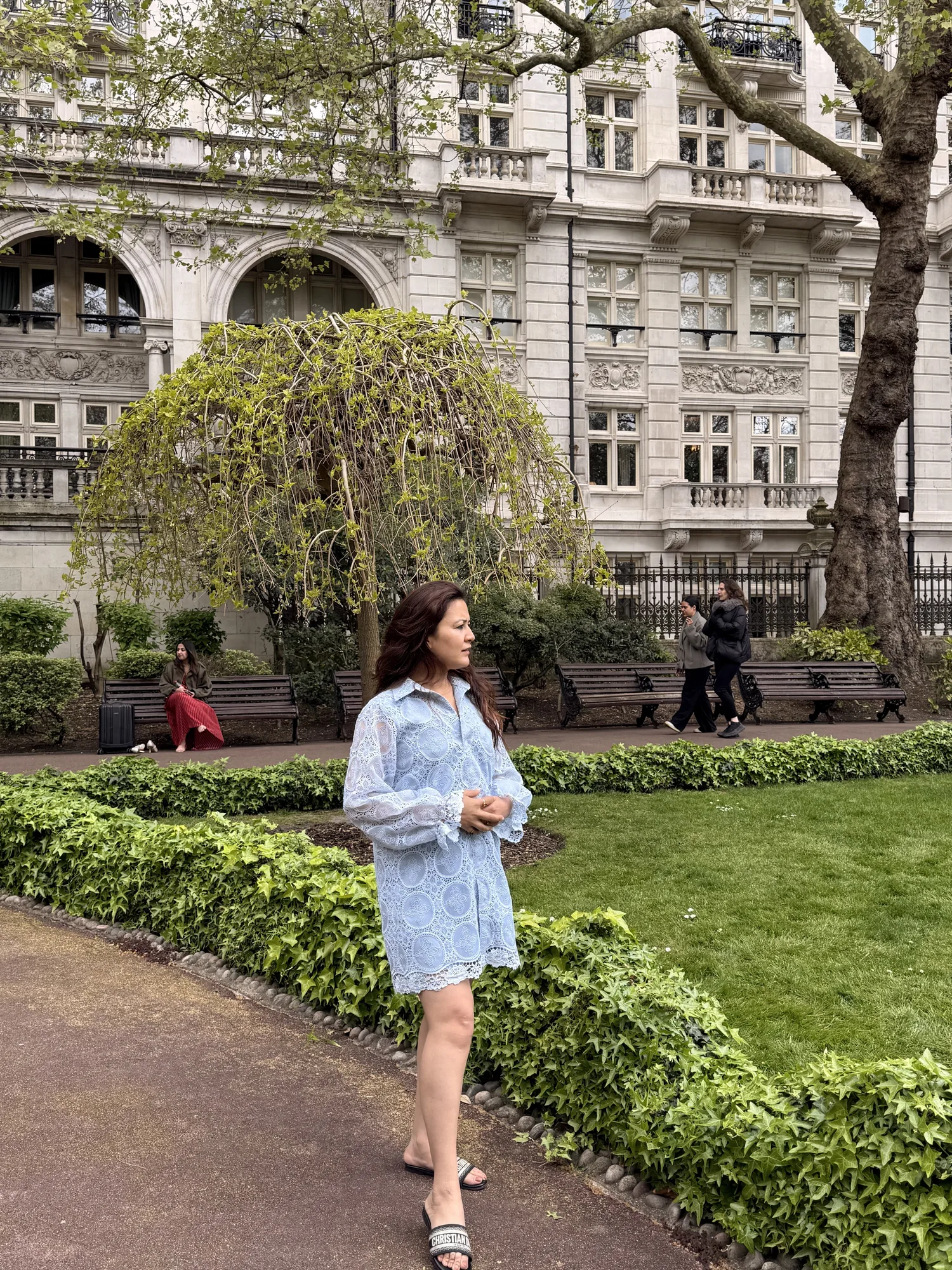 Azure Grace Lace Dress — view 2
