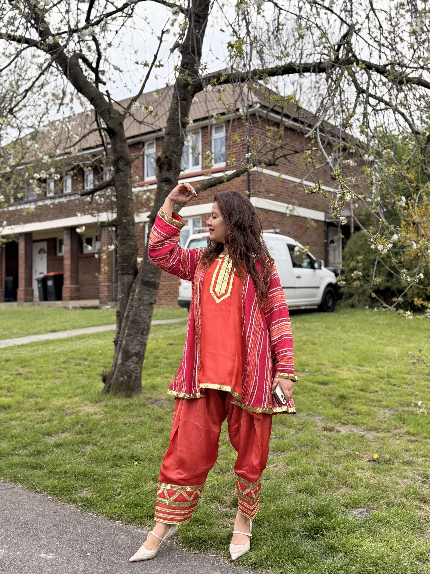 Rani Red Suit — view 4