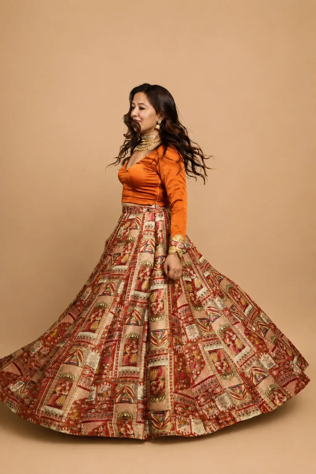 Rajwadi Rang Lehenga