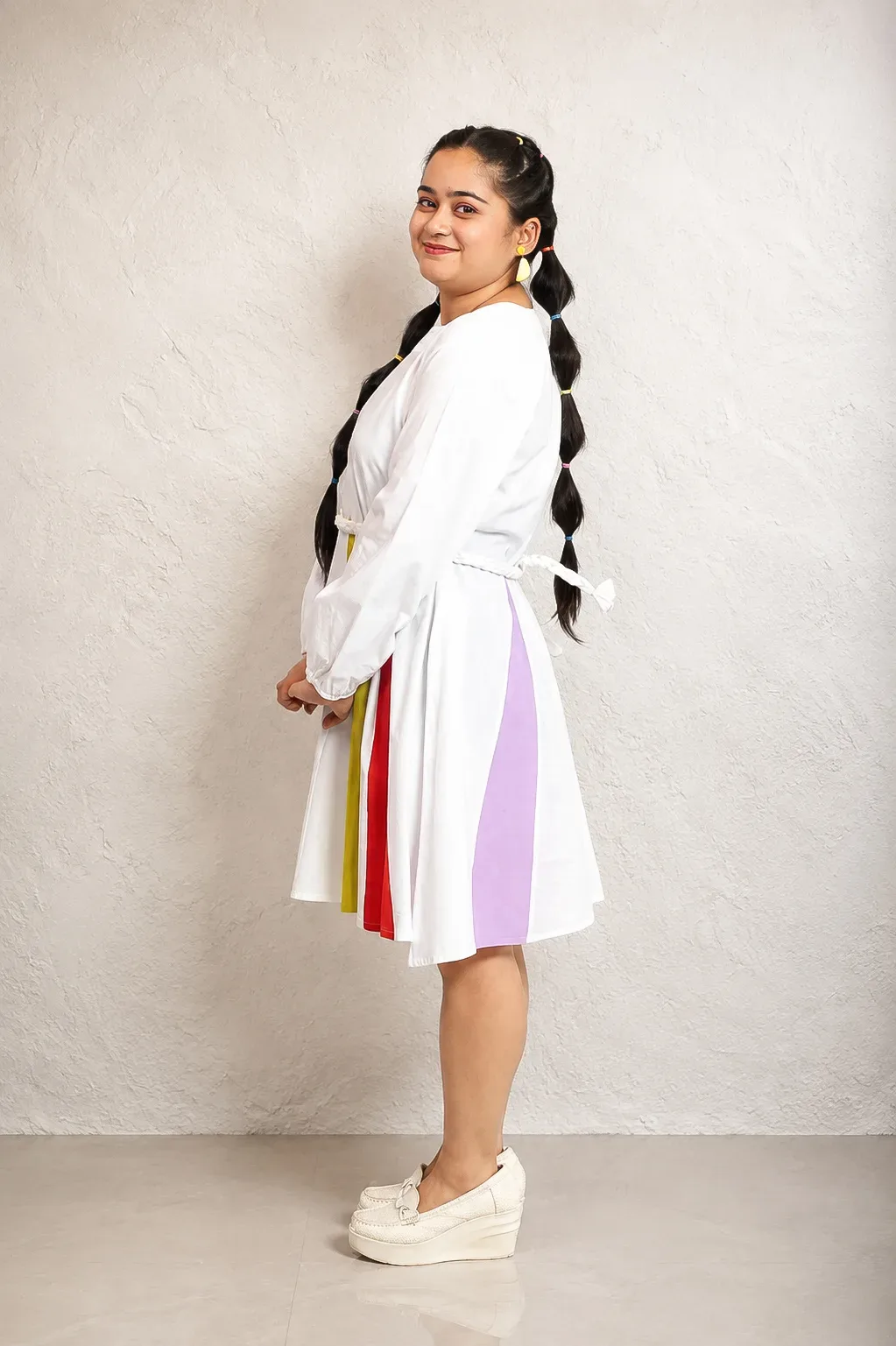 Rainbow Breeze Flared Dress — view 3