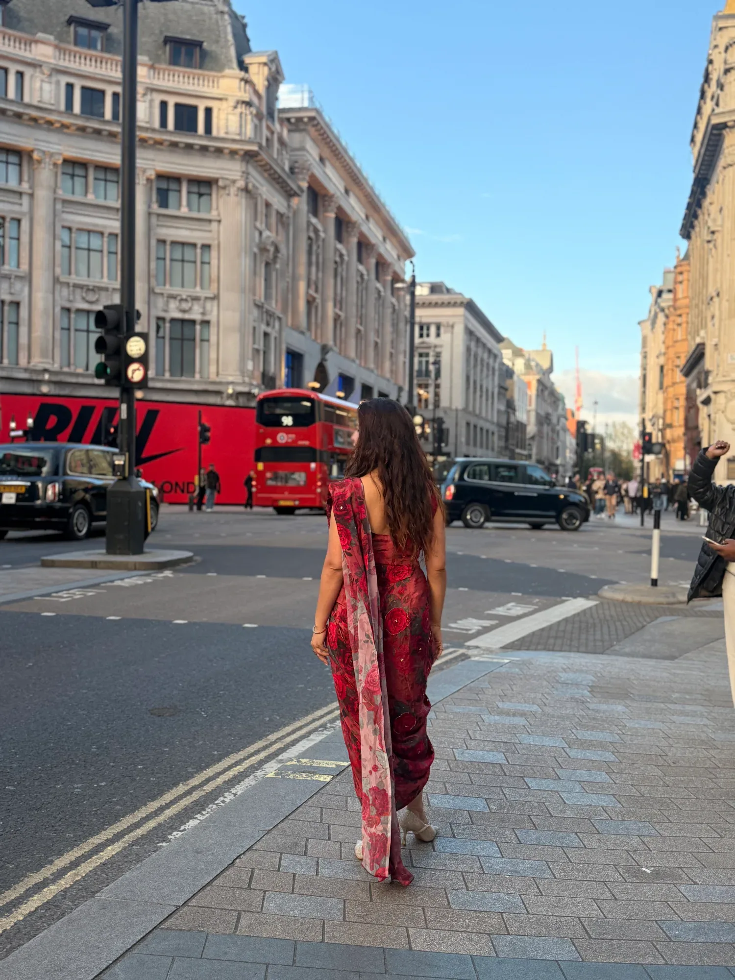 Scarlet Blossom Drape — view 4