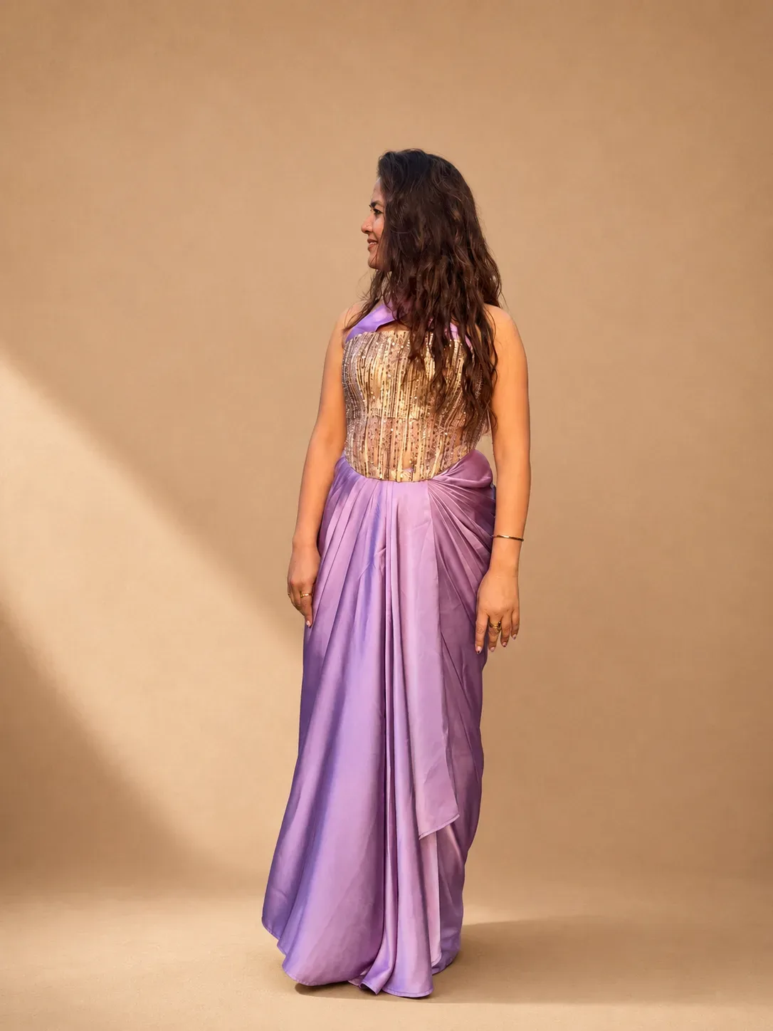 Lilac Dream Evening Drape
