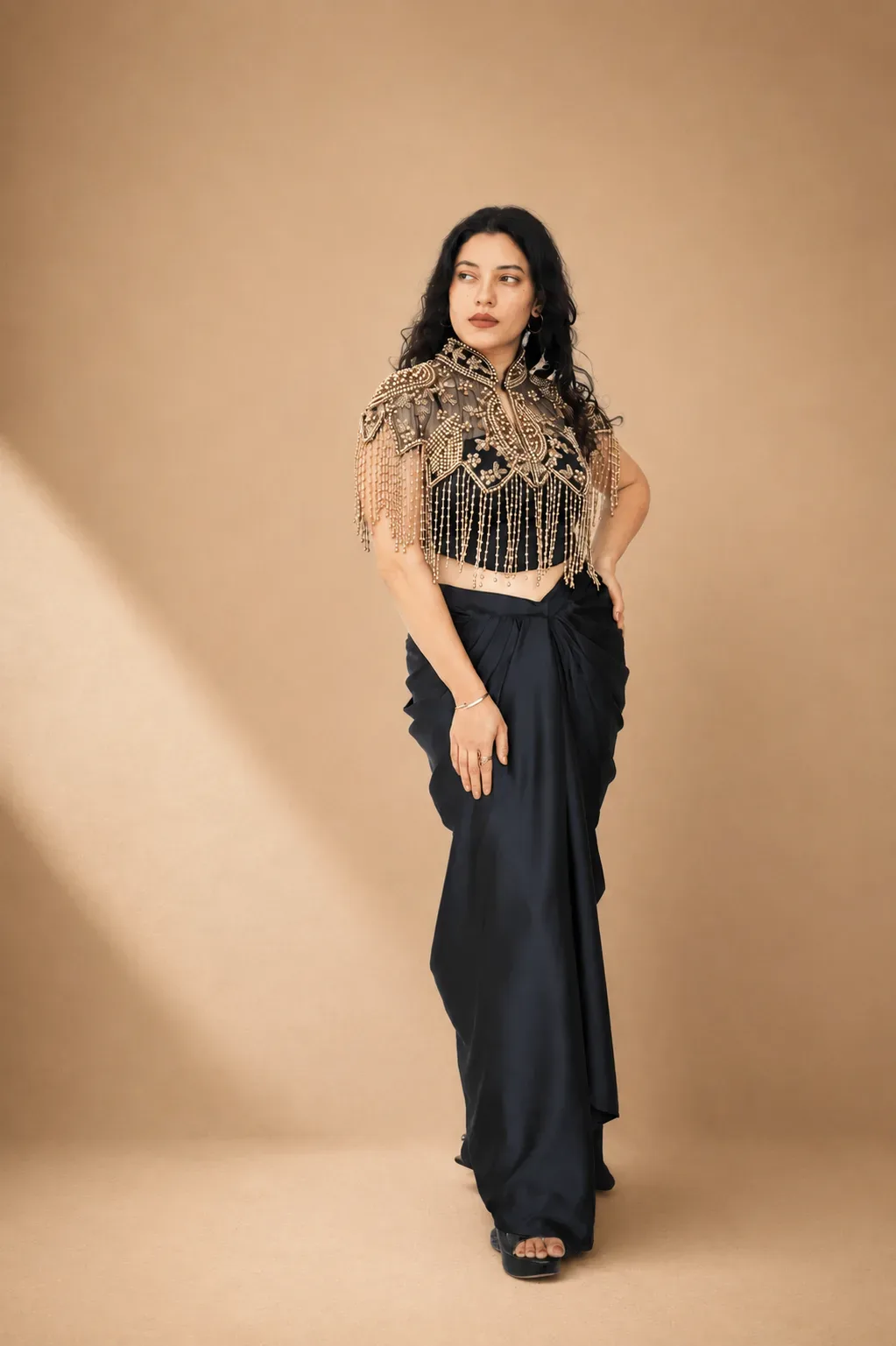 Gilded Nightfall Drape