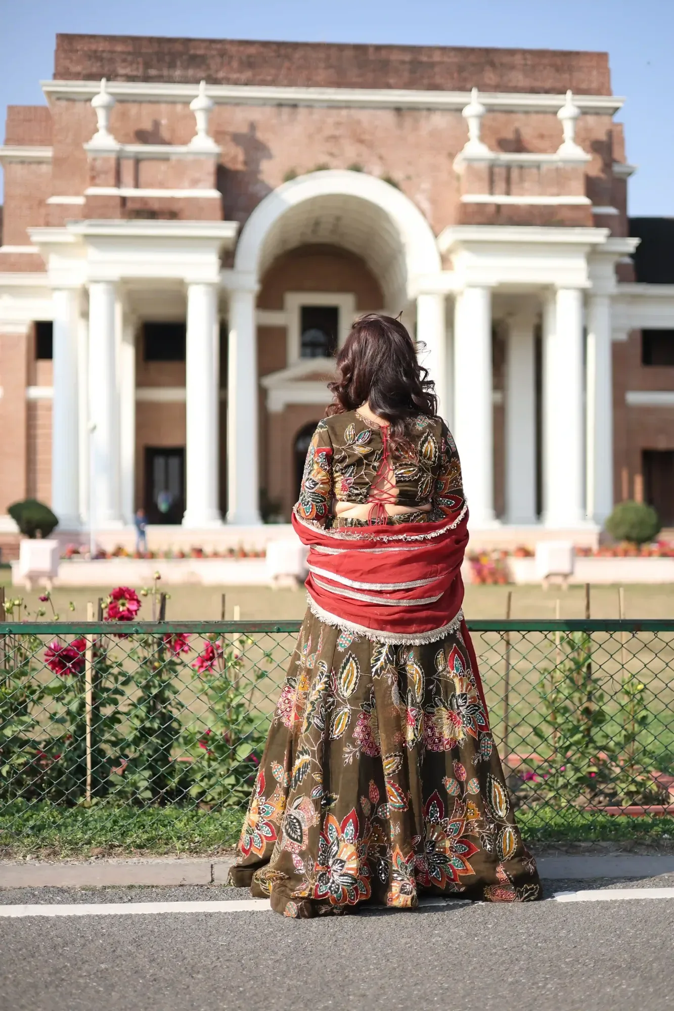 Mid Night Bloom Lehenga Set — view 5